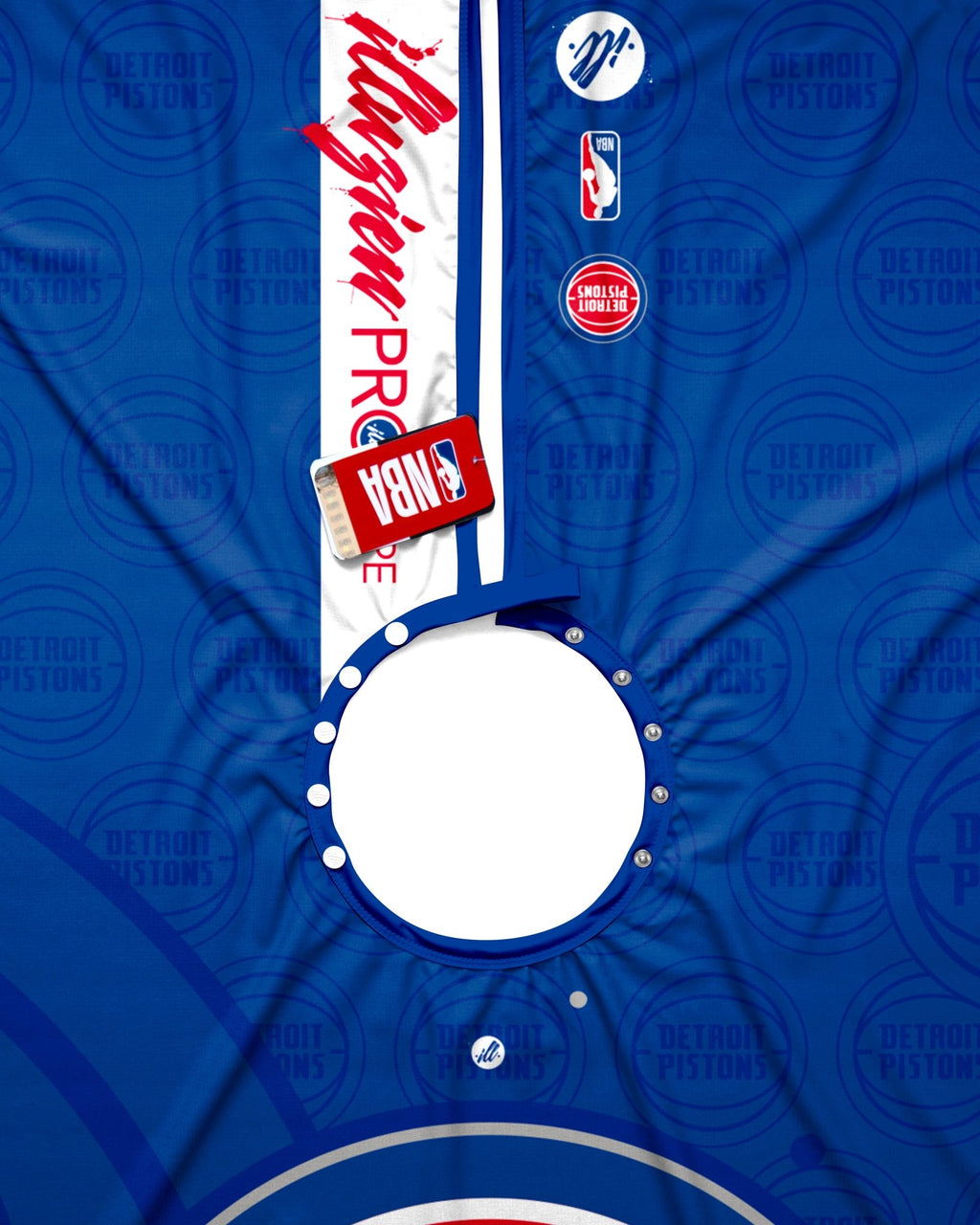 Detroit Pistons PRO Cape – Illuzien