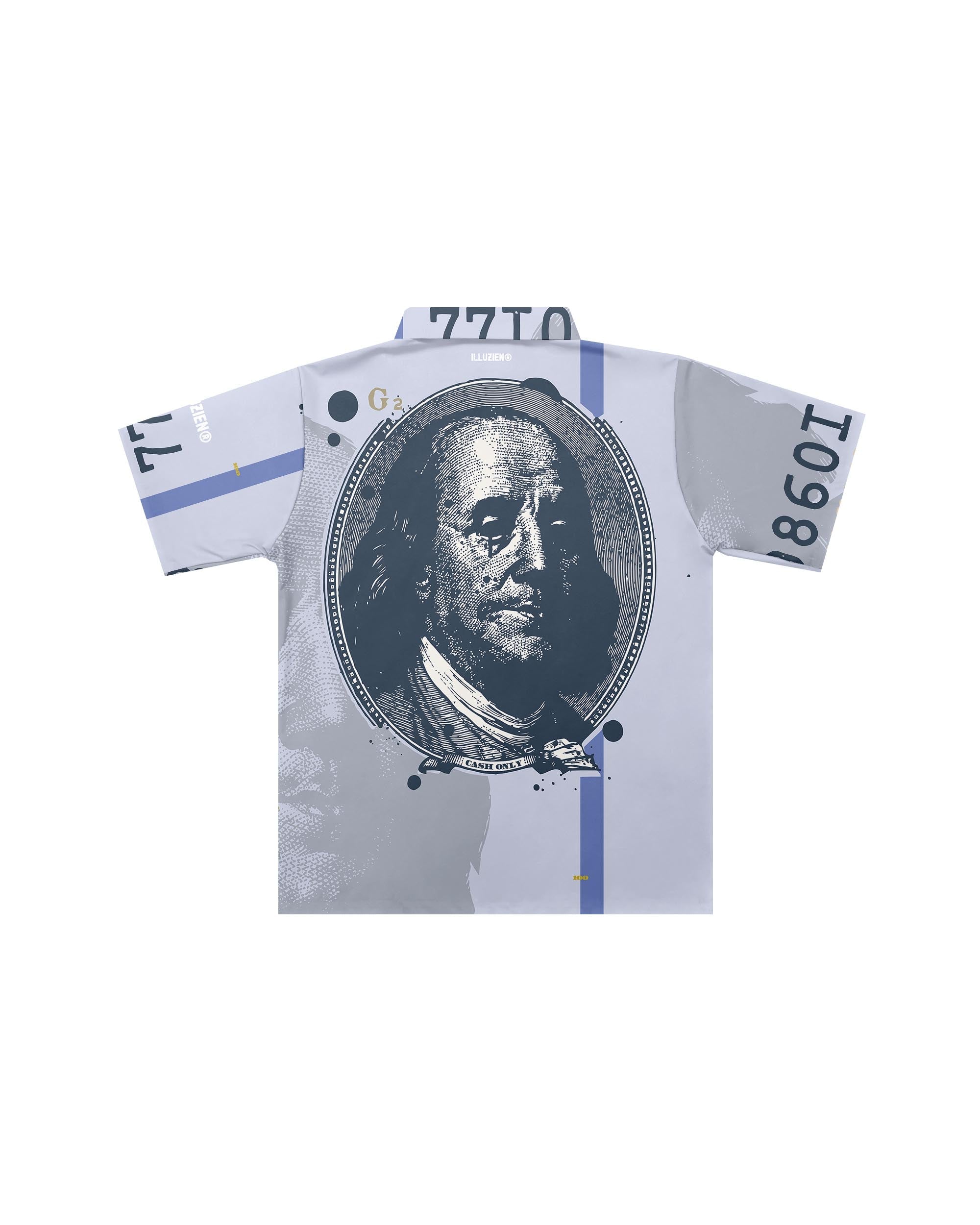 $100 Bill Traditional Barber Jacket-thumbmail-2