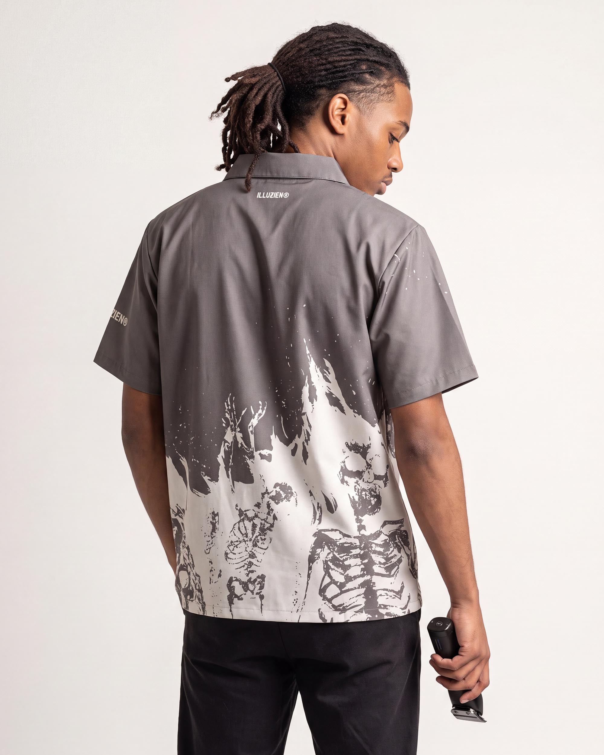 Lost Souls Traditional Barber Jacket - back view