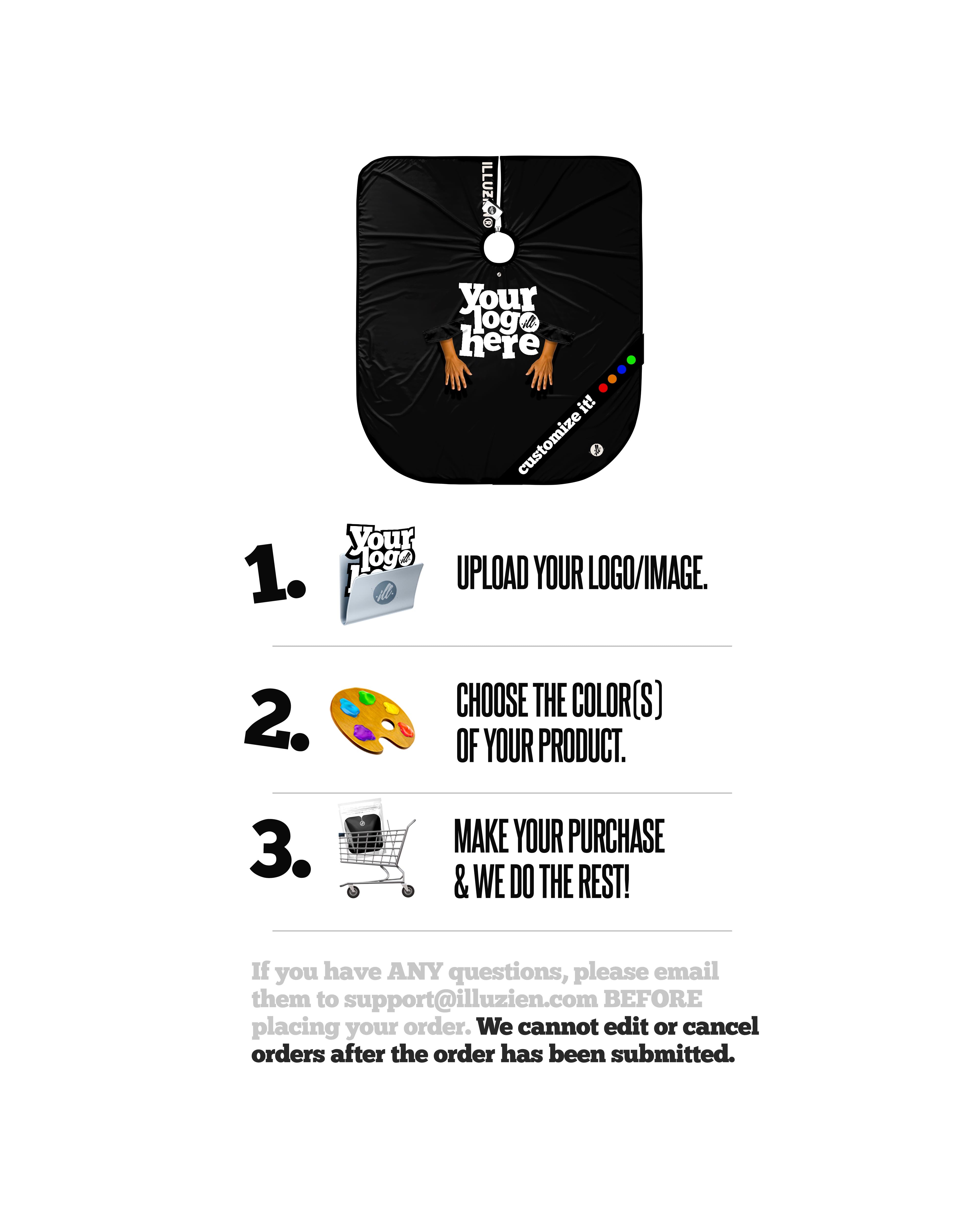 CUSTOM Hands-Free Solid Color PRO Cape