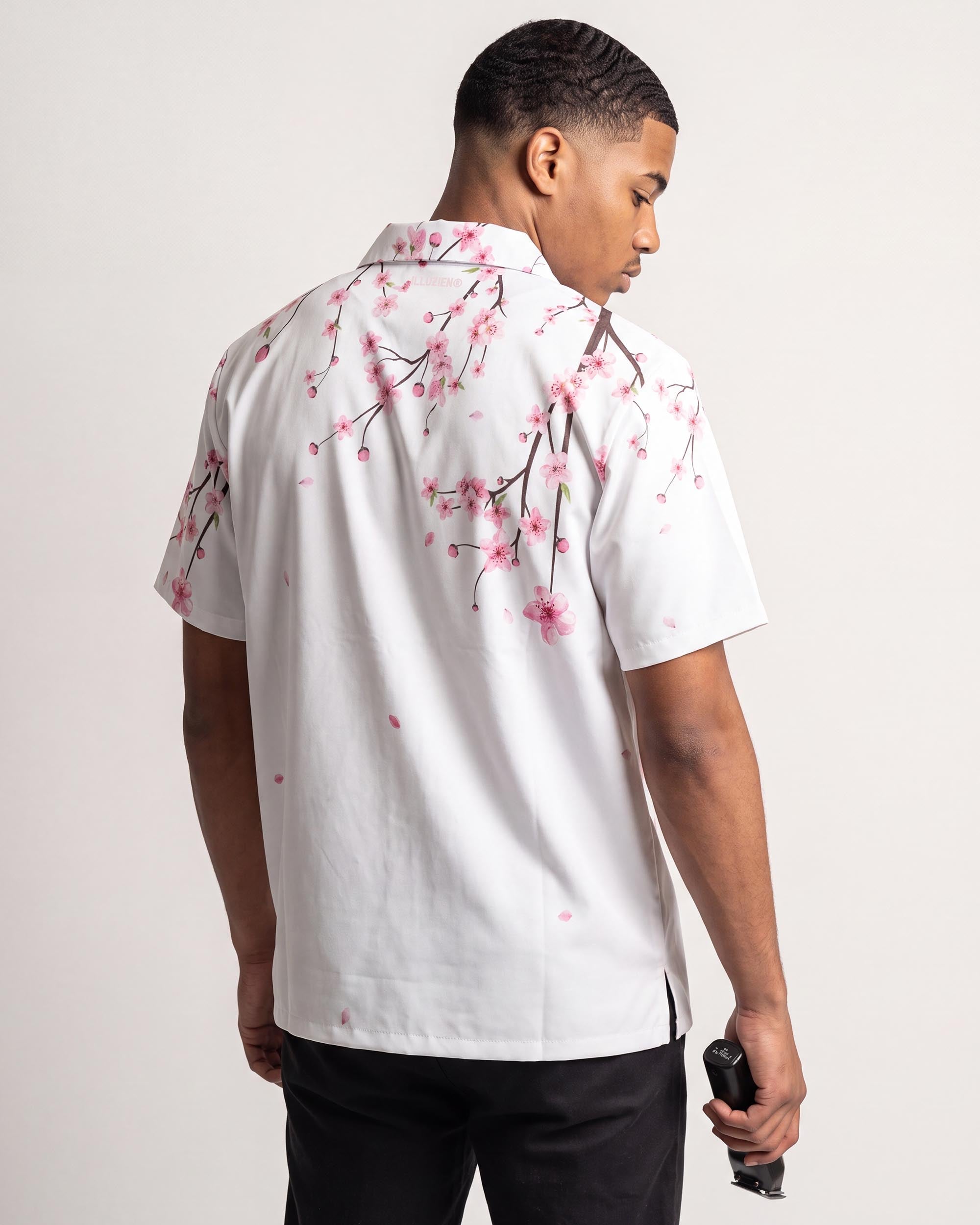 Sakura Traditional Barber Jacket - back view