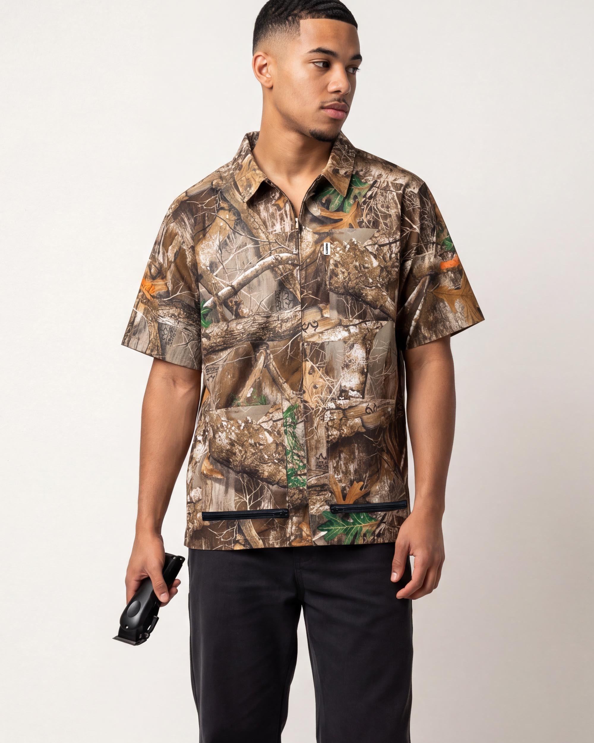 Realtree EDGE Camo Traditional Barber Jacket