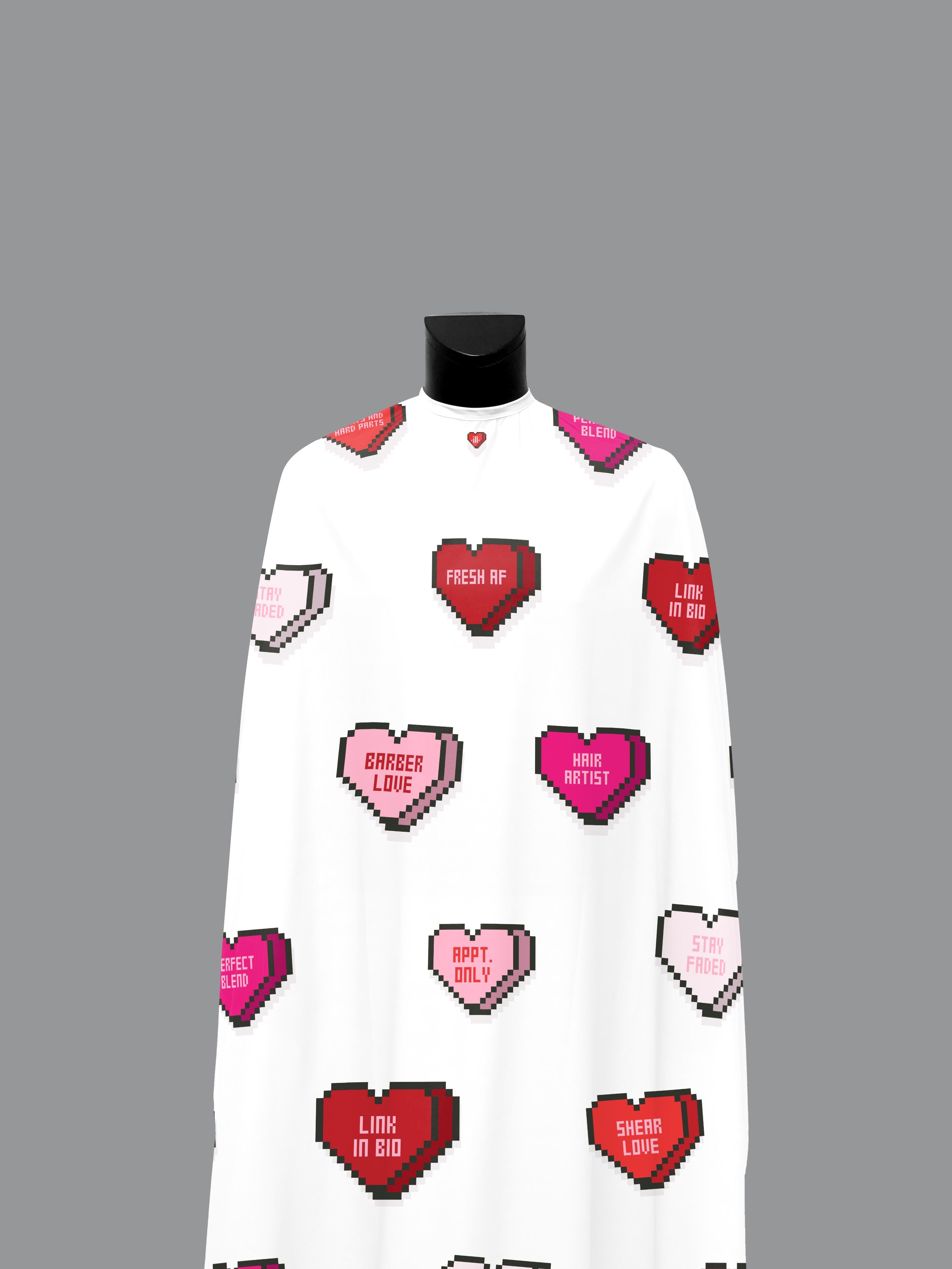 8-Bit Candy Hearts PRO Cape