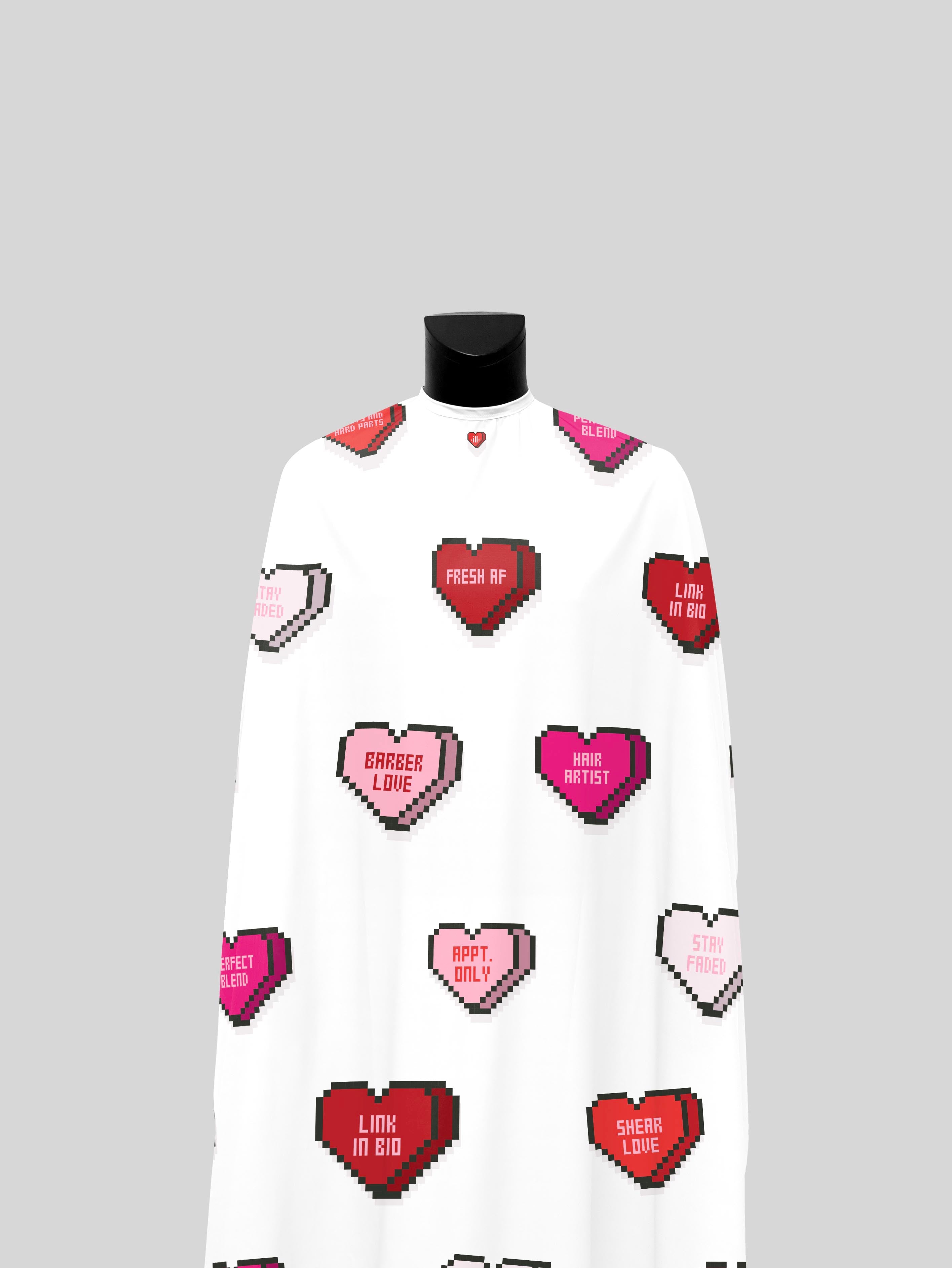 8-Bit Candy Hearts PRO Cape