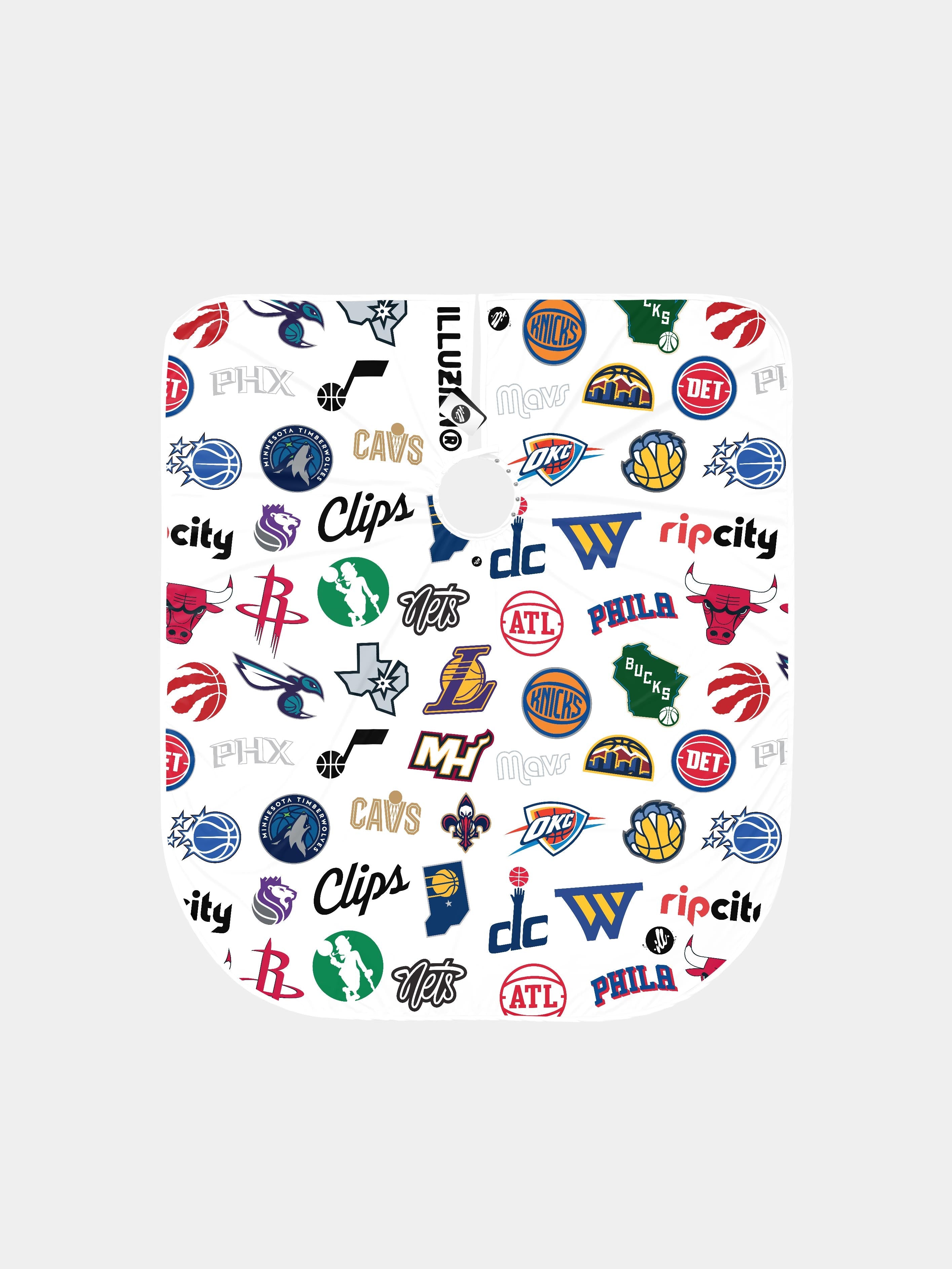 White NBA Secondary Multi-Logo PRO Cape-thumbmail-6