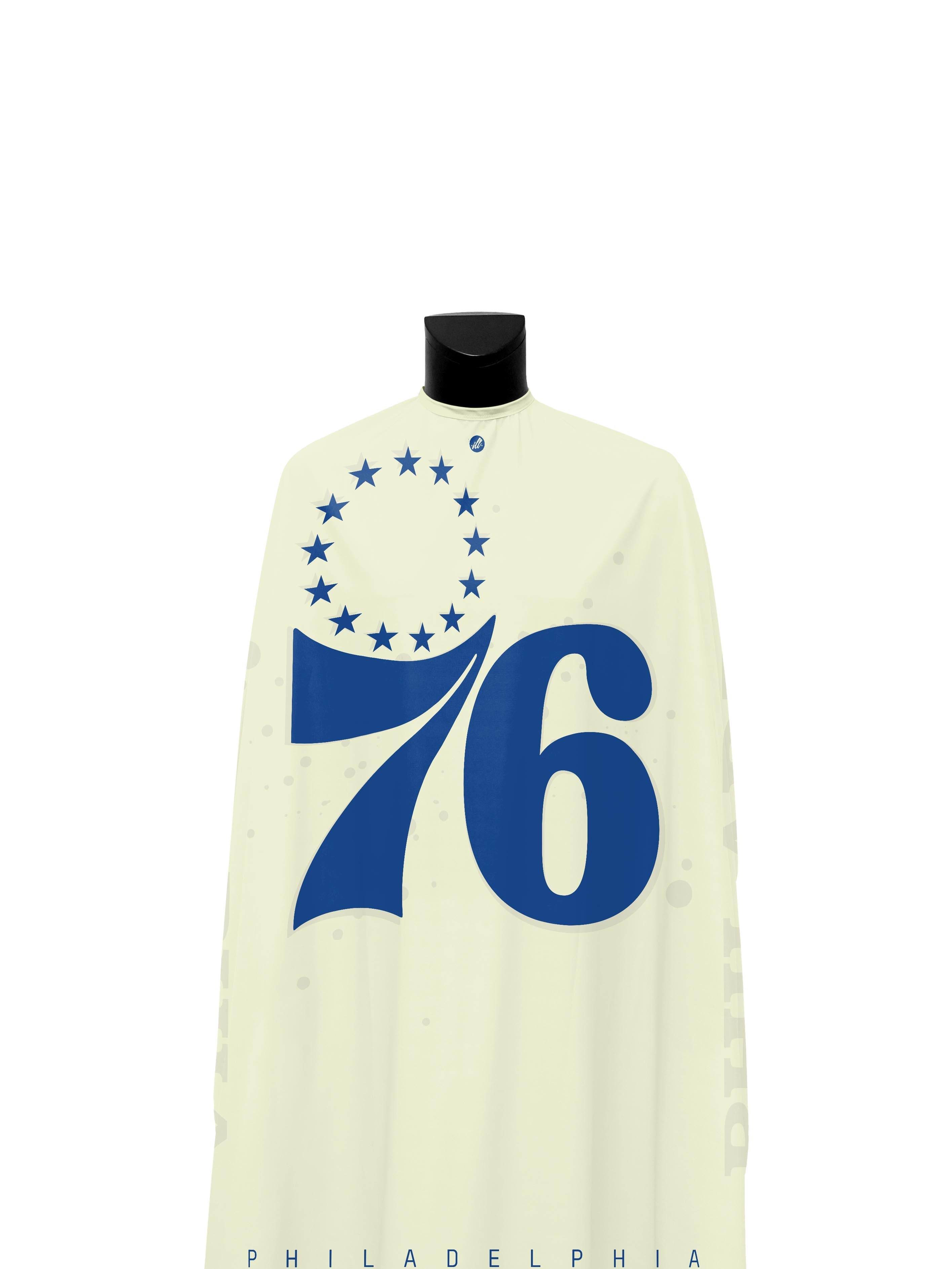 Philadelphia 76ers Tonal Cream PRO Cape-thumbmail-2