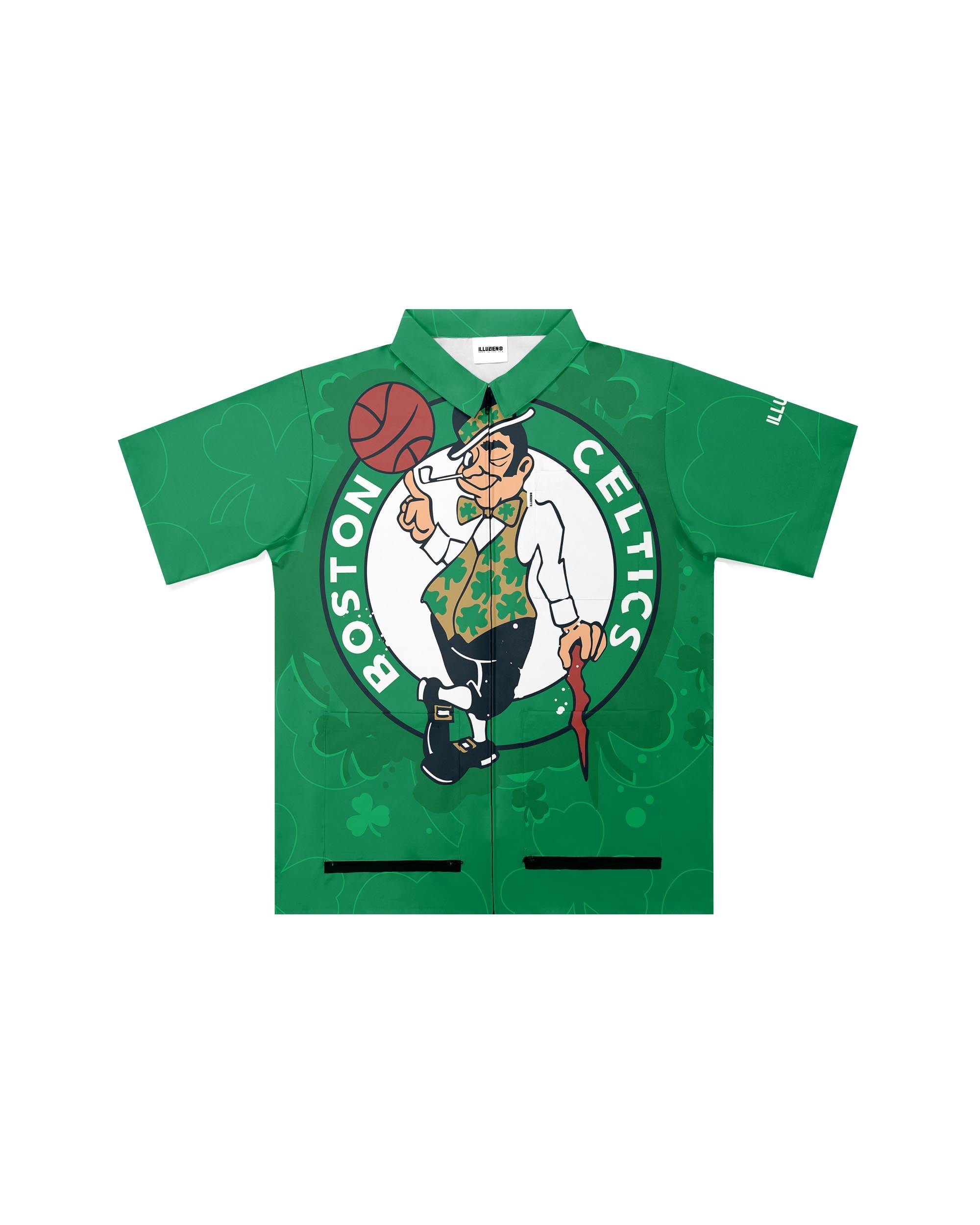 Boston Celtics "LTK" Traditional Barber Jacket - Illuzien  