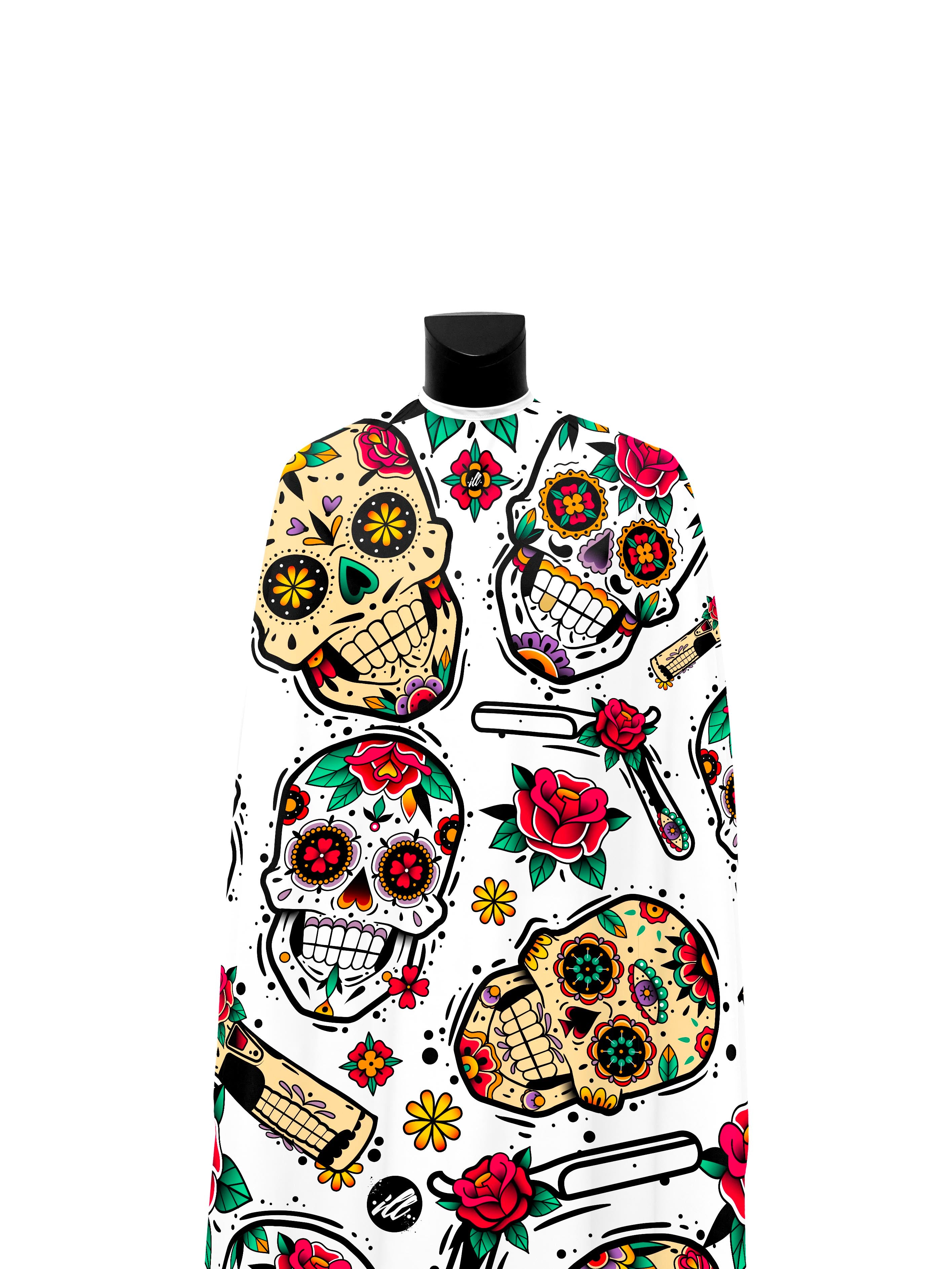 White Day of the Dead PRO Cape-thumbmail-2