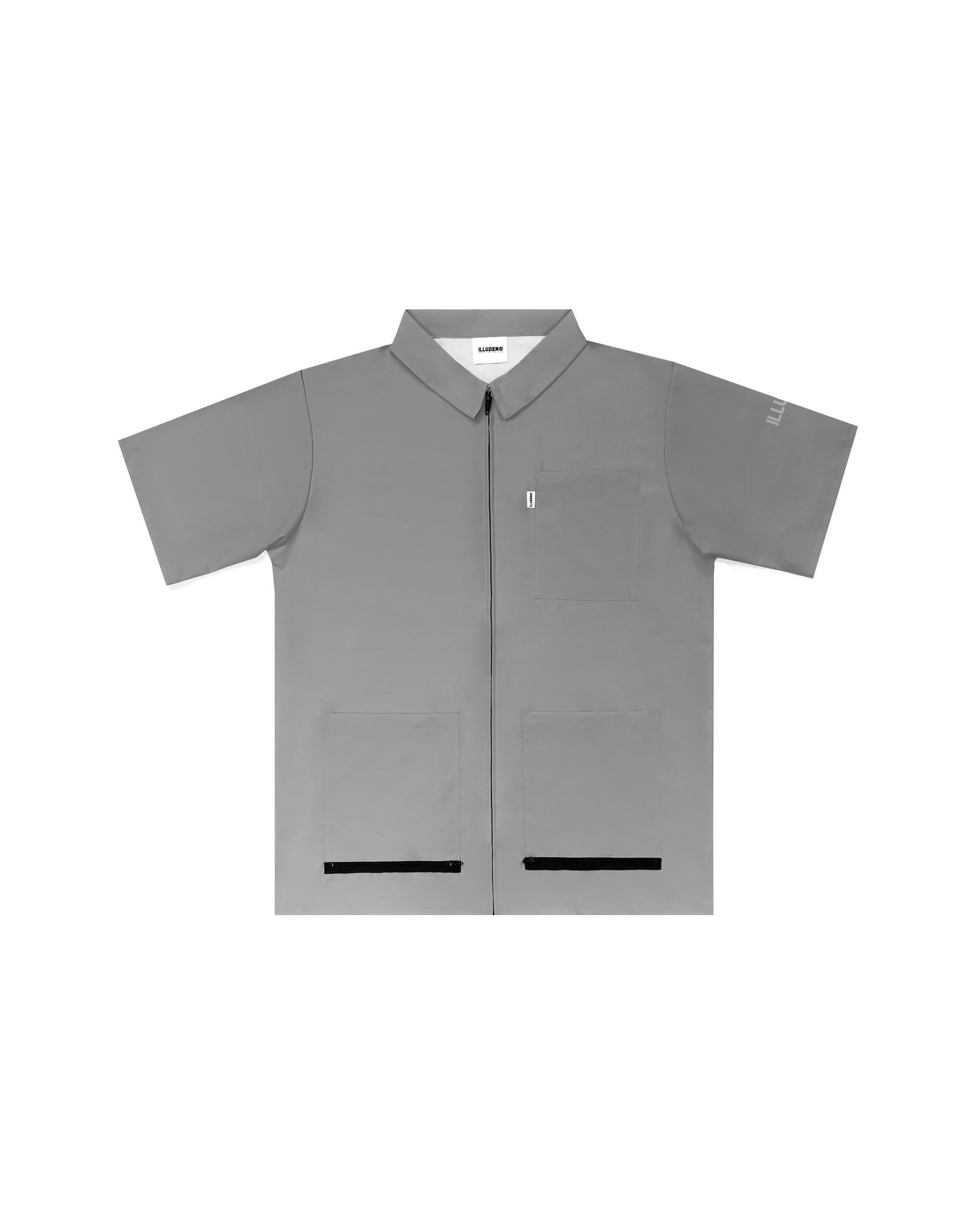 Ash Gradient Traditional Barber Jacket