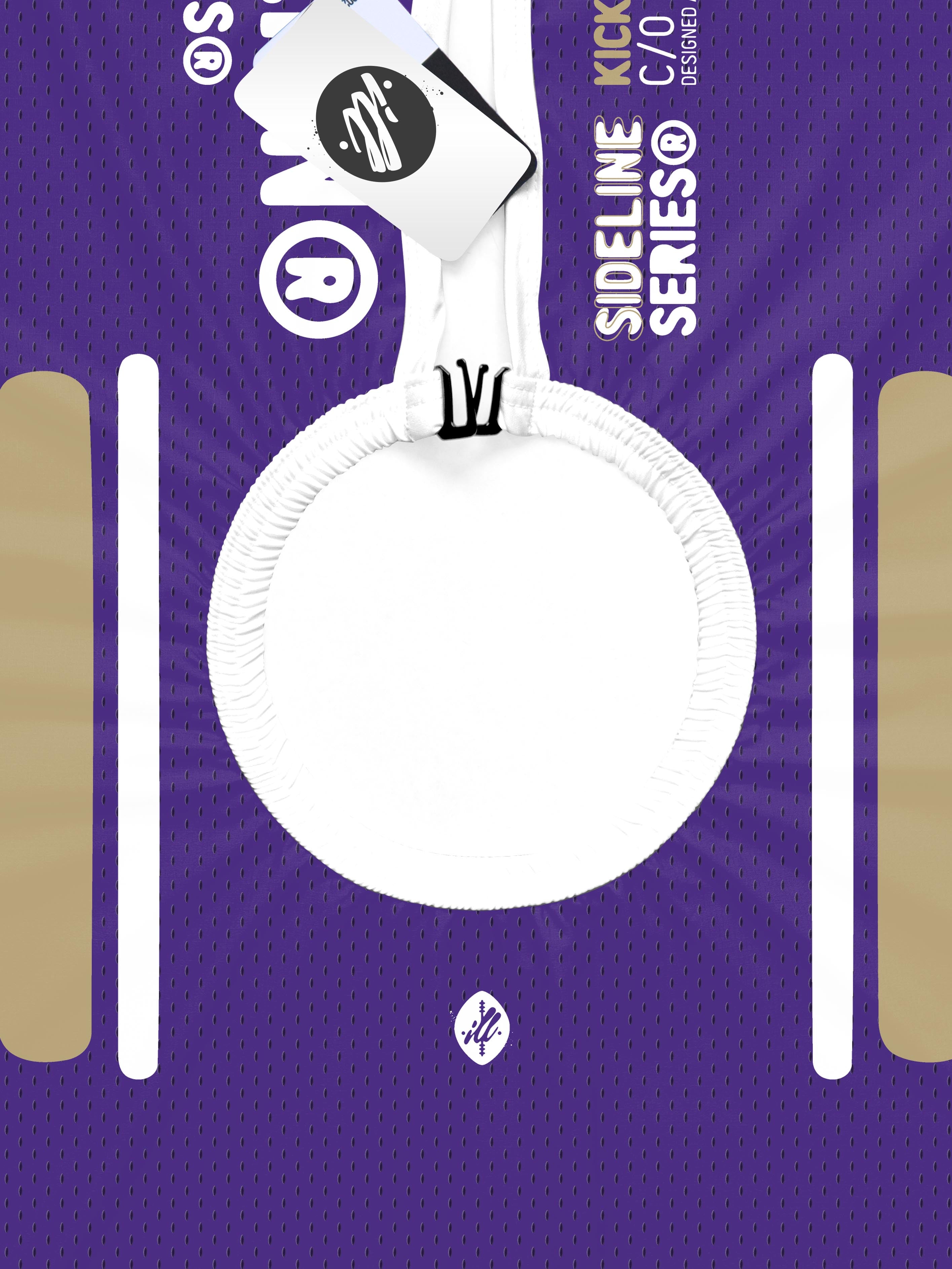 Purple Seattle Sideline Series PRO Cape-thumbmail-4