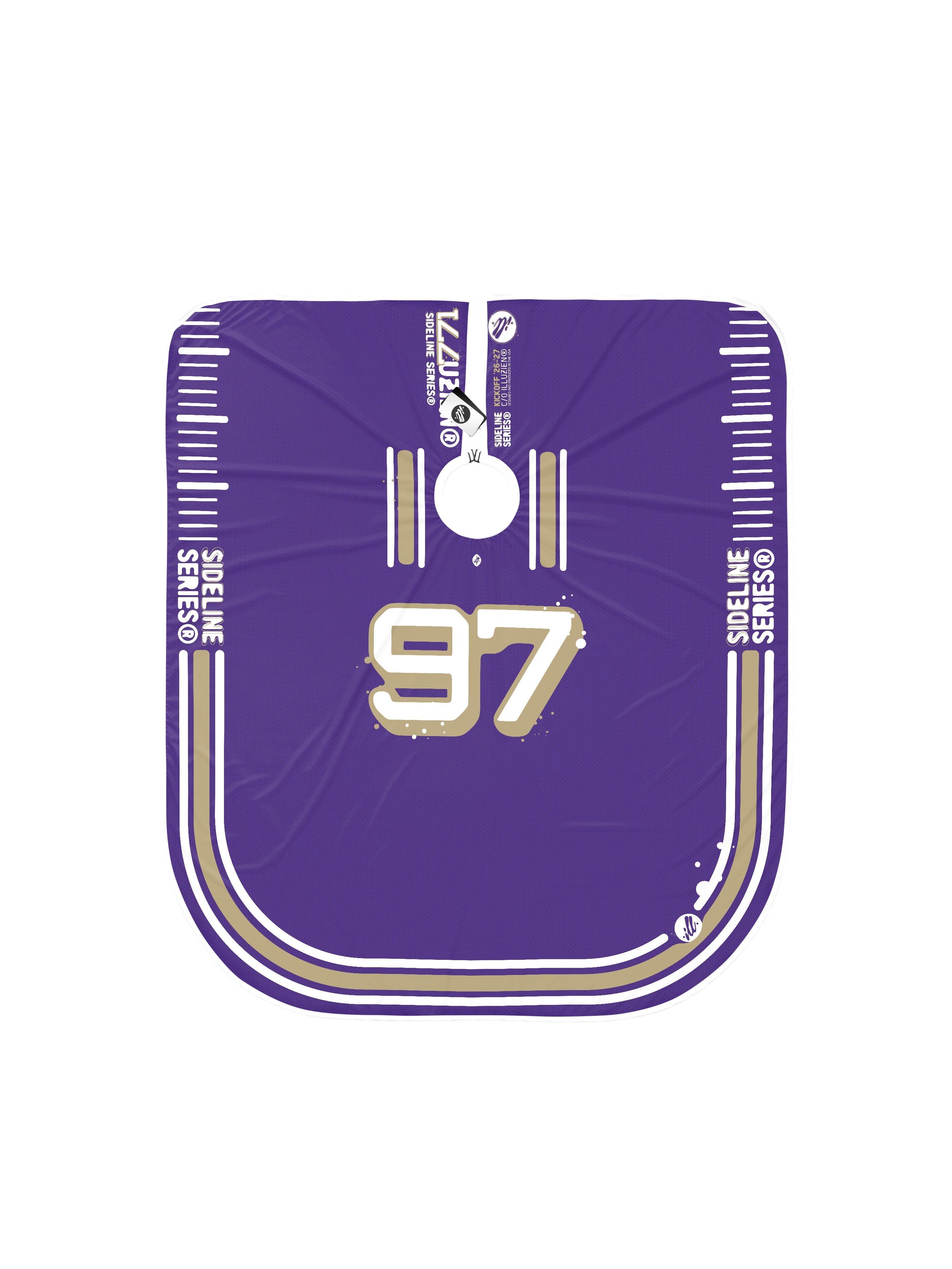 Purple Seattle Sideline Series PRO Cape-thumbmail-1