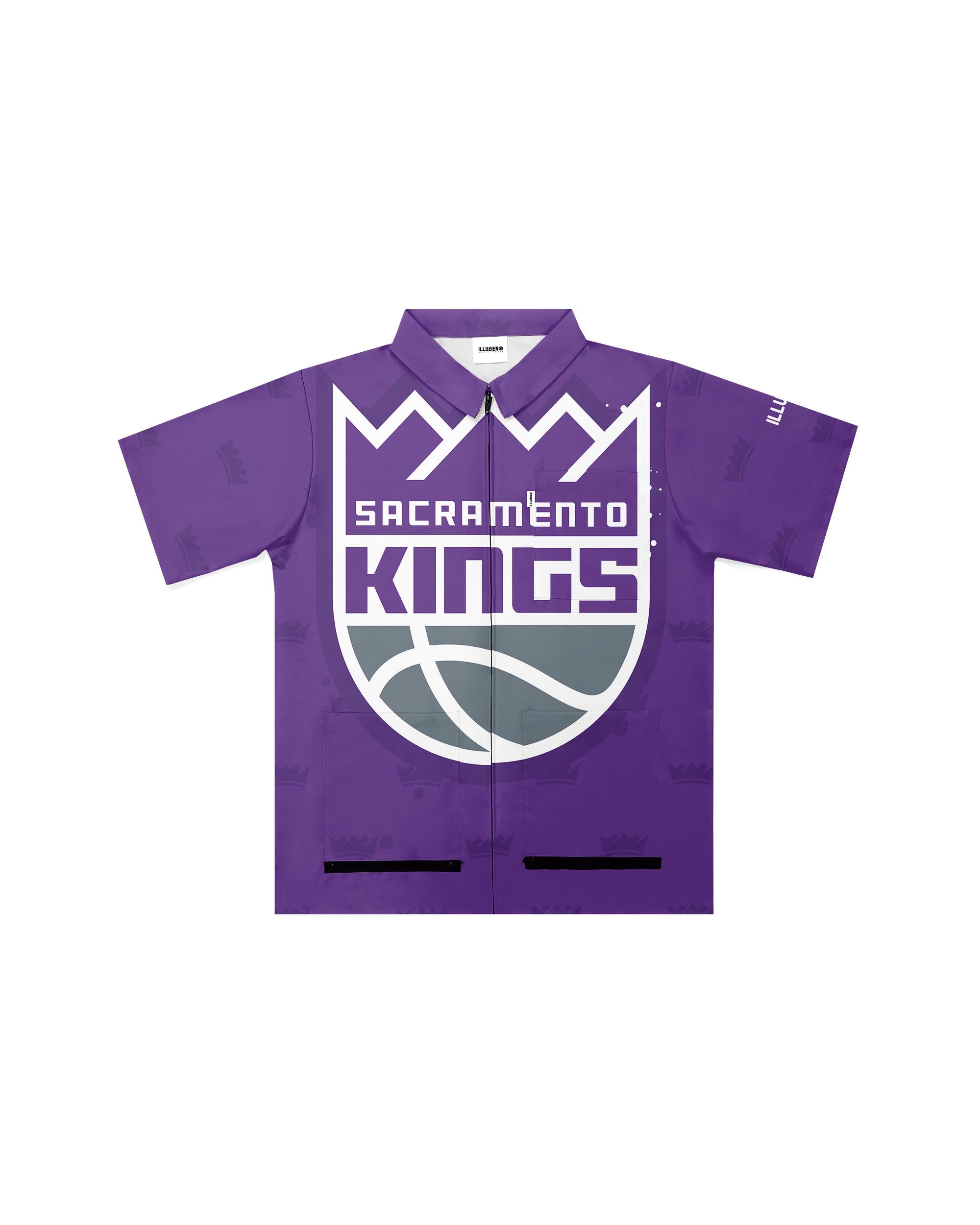 Sacramento Kings "LTK"Traditional Barber Jacket - Illuzien  