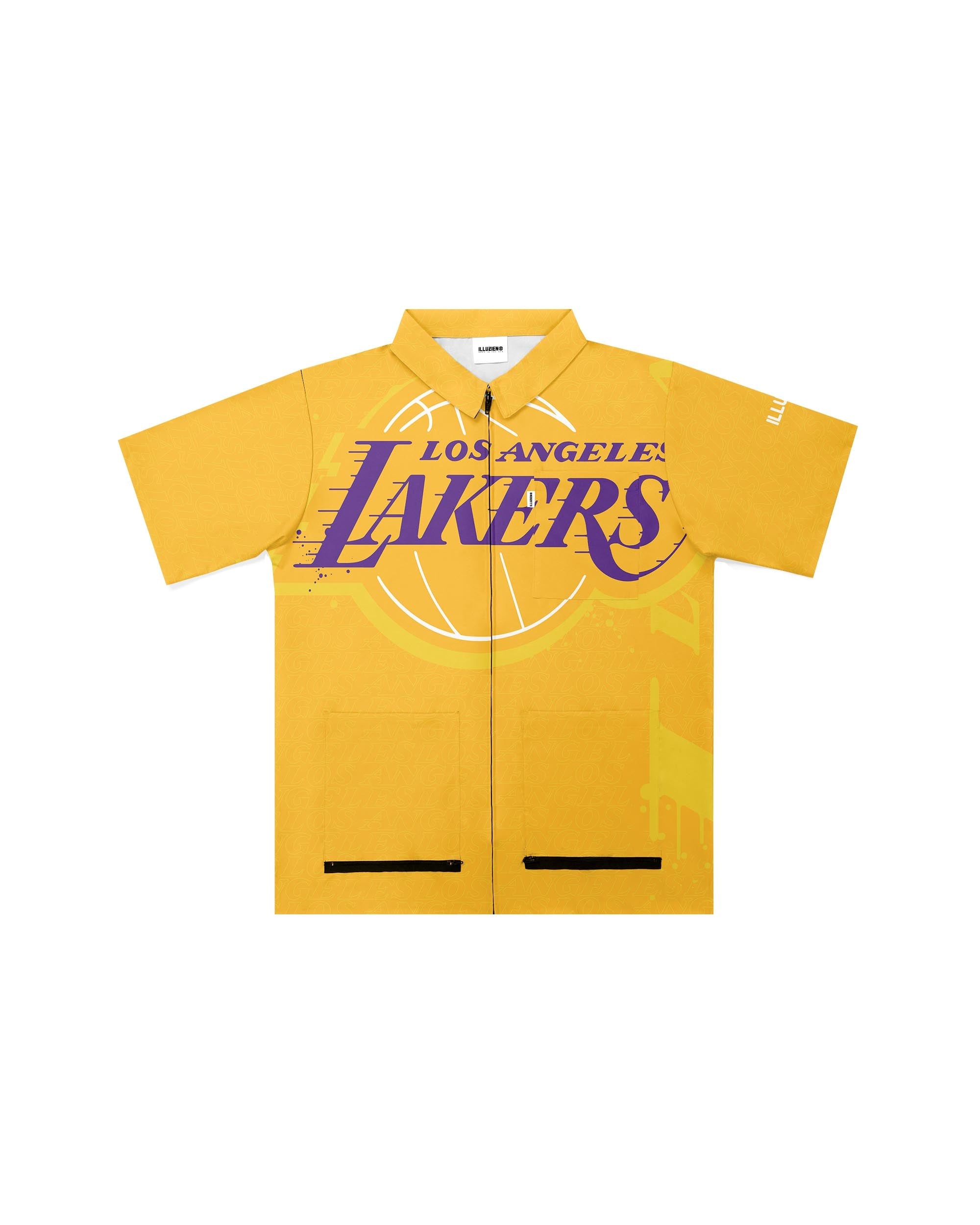 Los Angeles Lakers "LTK"Traditional Barber Jacket - Illuzien  