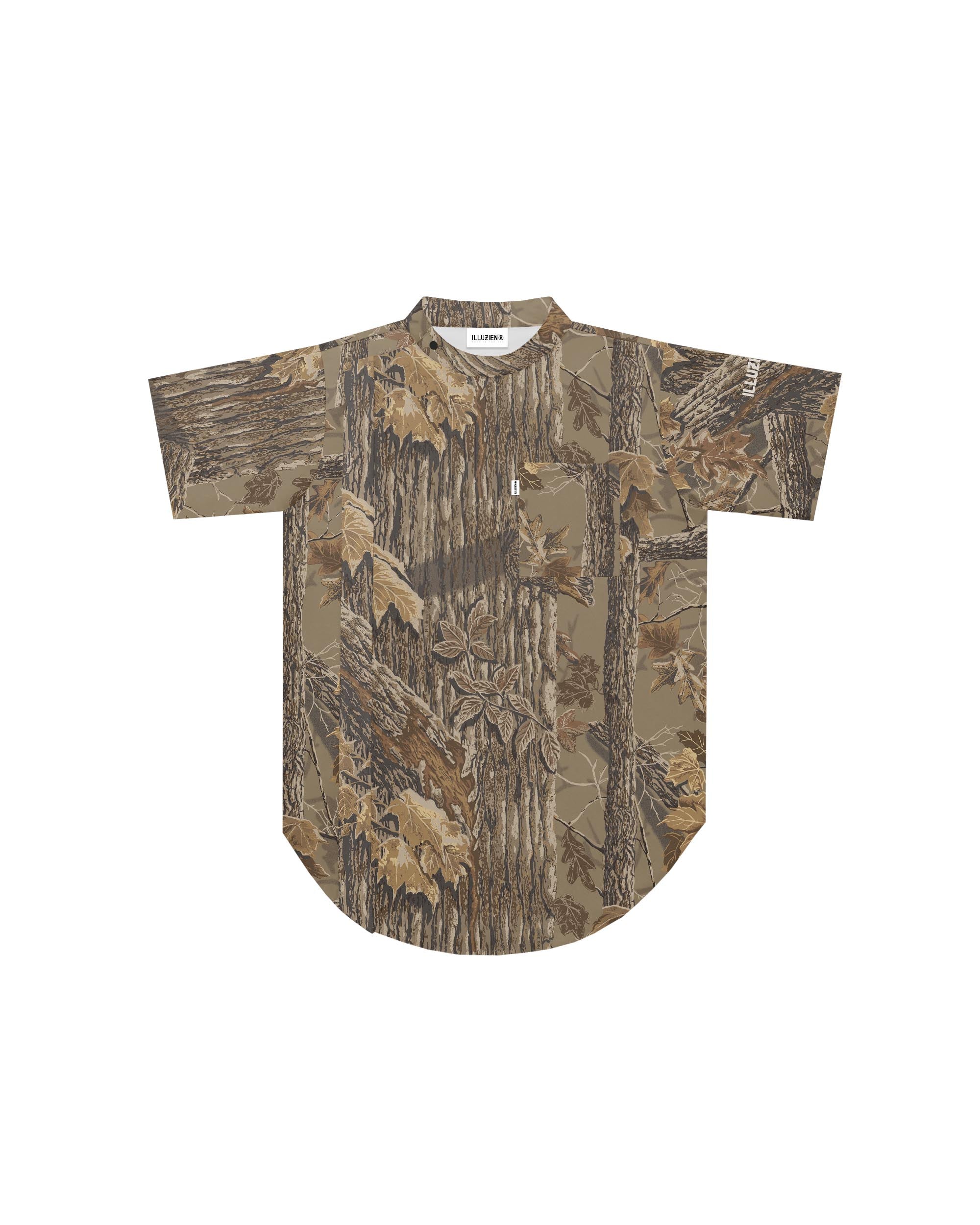 Realtree Xtra Grey Scoop Bottom Barber Smock - Illuzien