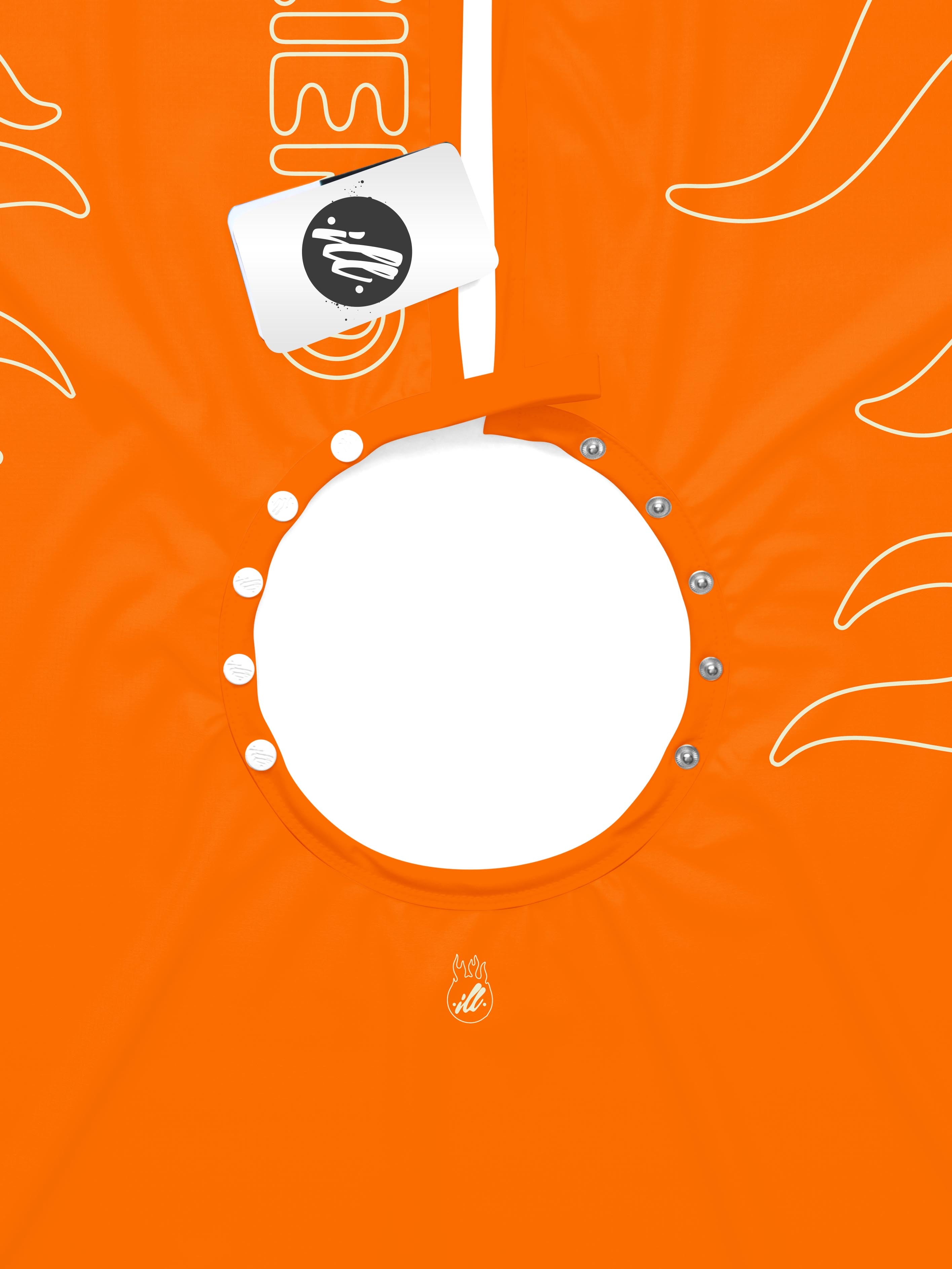 Orange/Sail Outline Flames PRO Cape-thumbmail-5