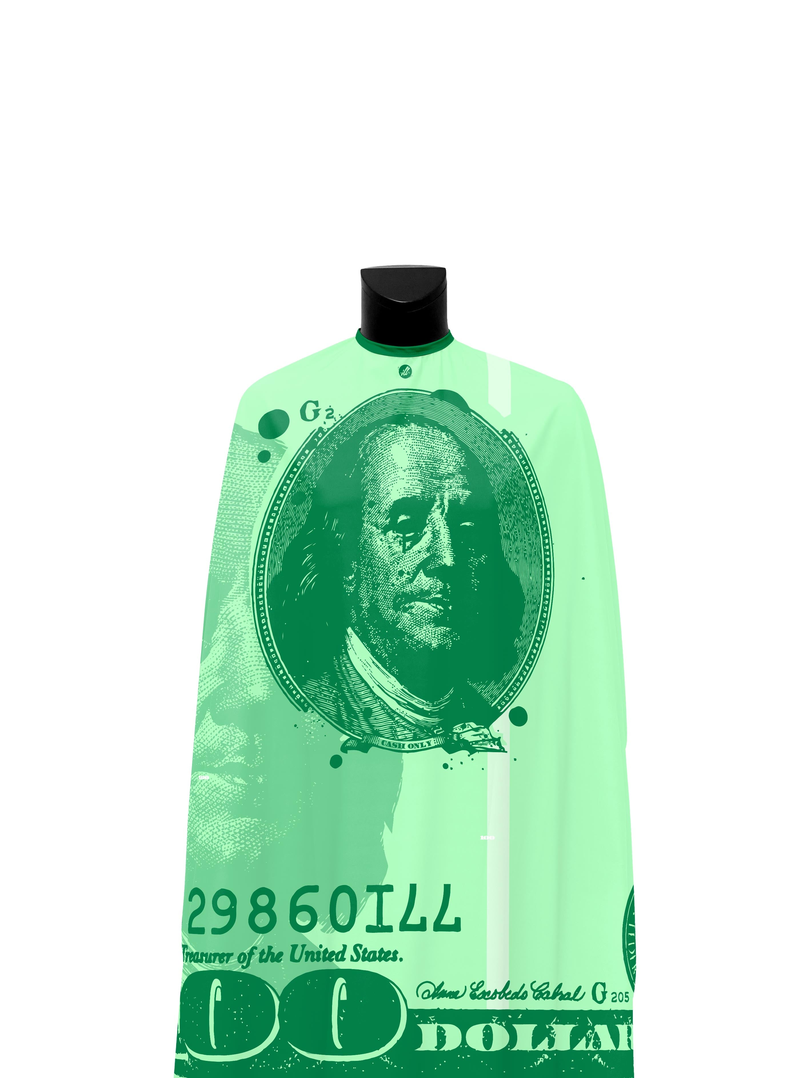 $100 Bill Mint Green PRO Cape