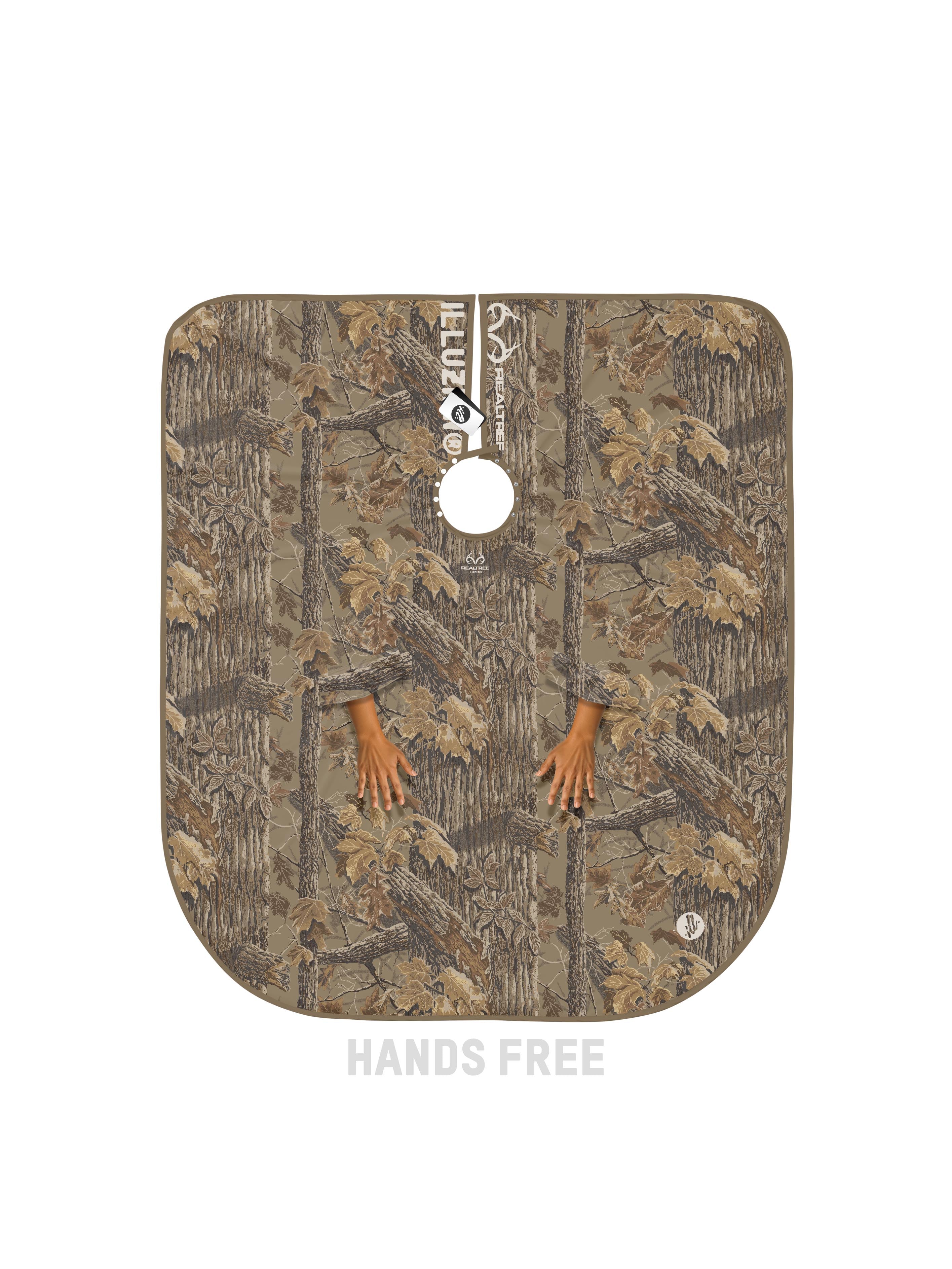 HANDS FREE Realtree Xtra Grey Camo PRO Cape-thumbmail-6