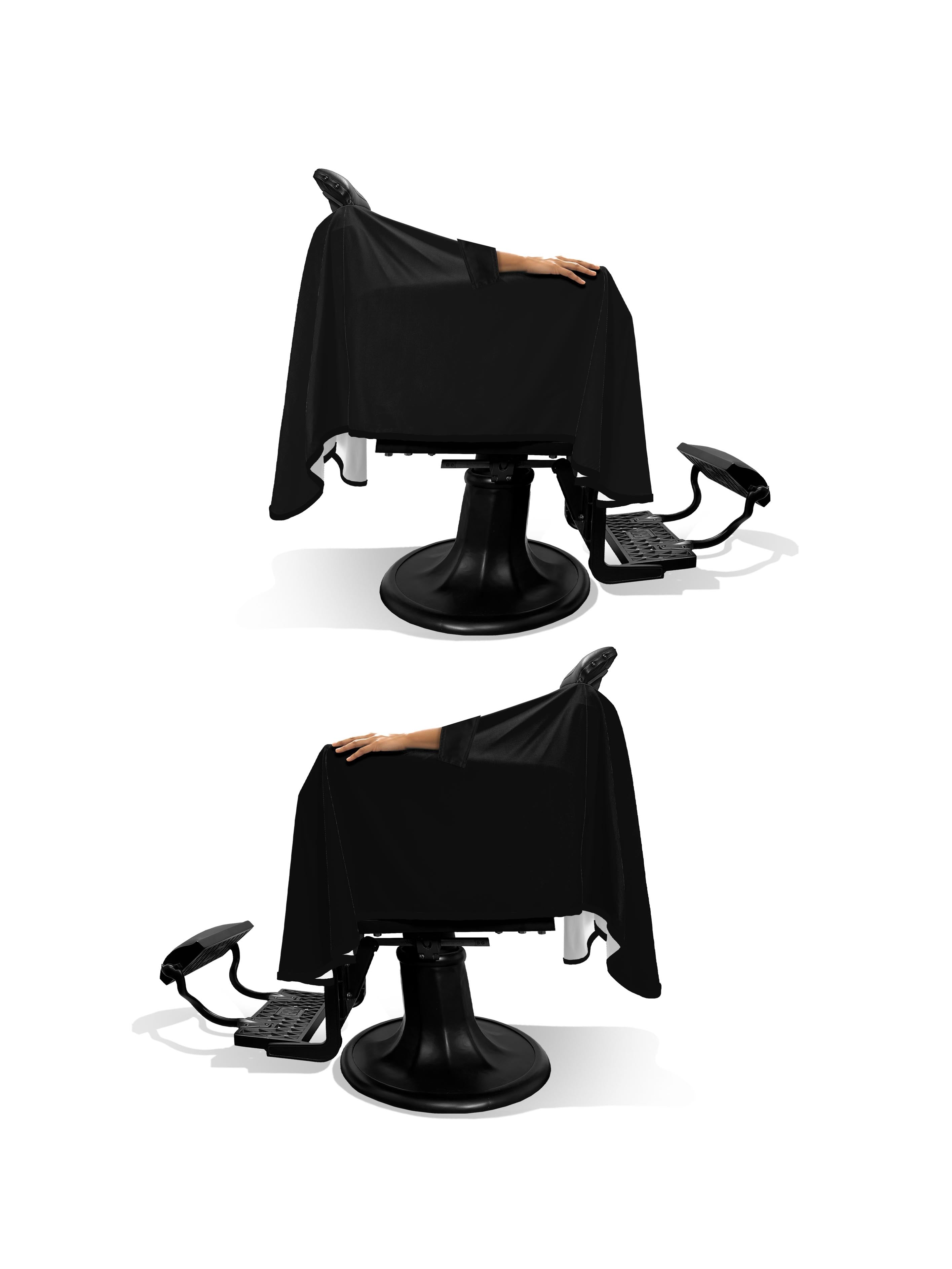 HANDS FREE Solid Black PRO Cape-thumbmail-3