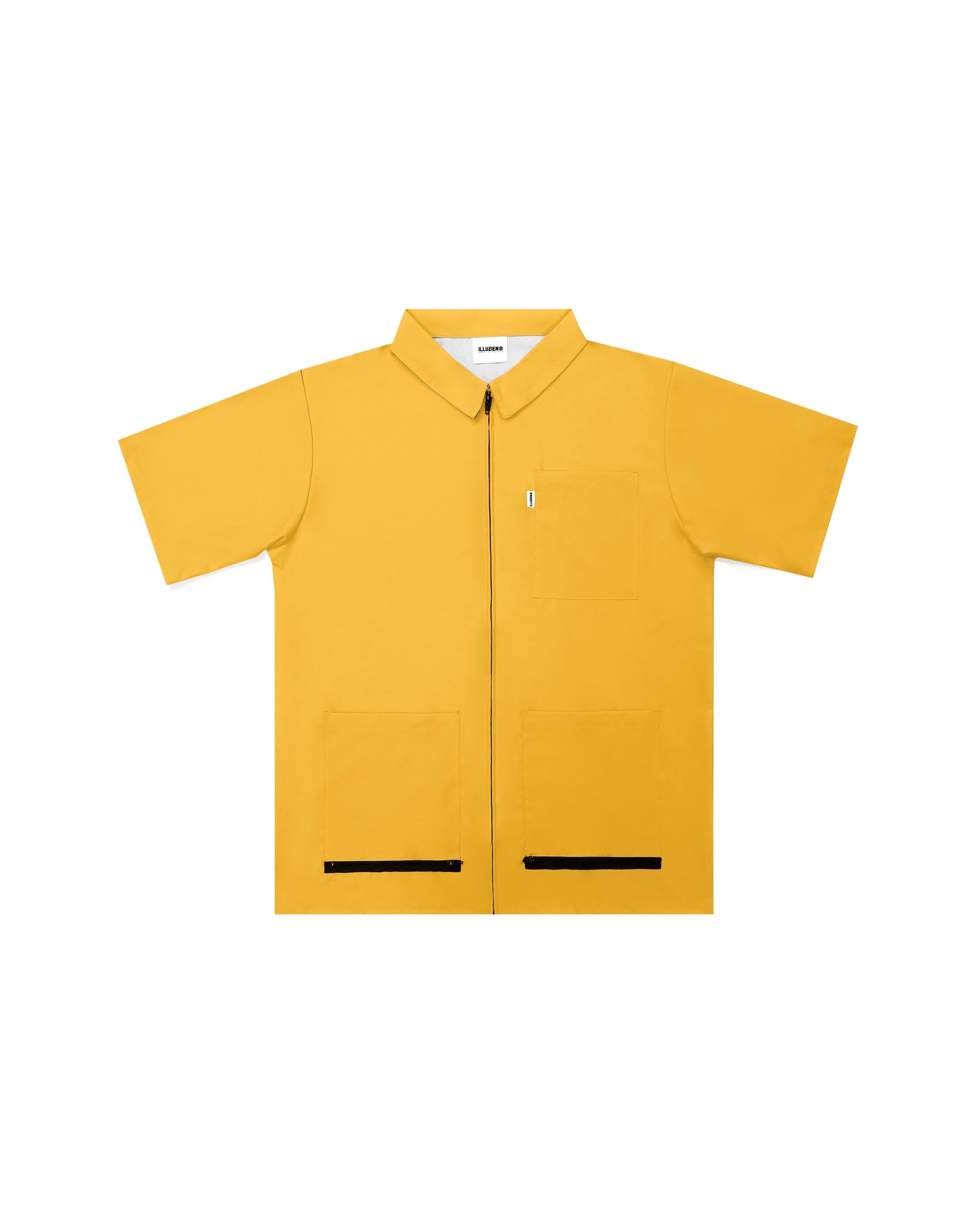 Mimosa Yellow Traditional Barber Jacket - Illuzien