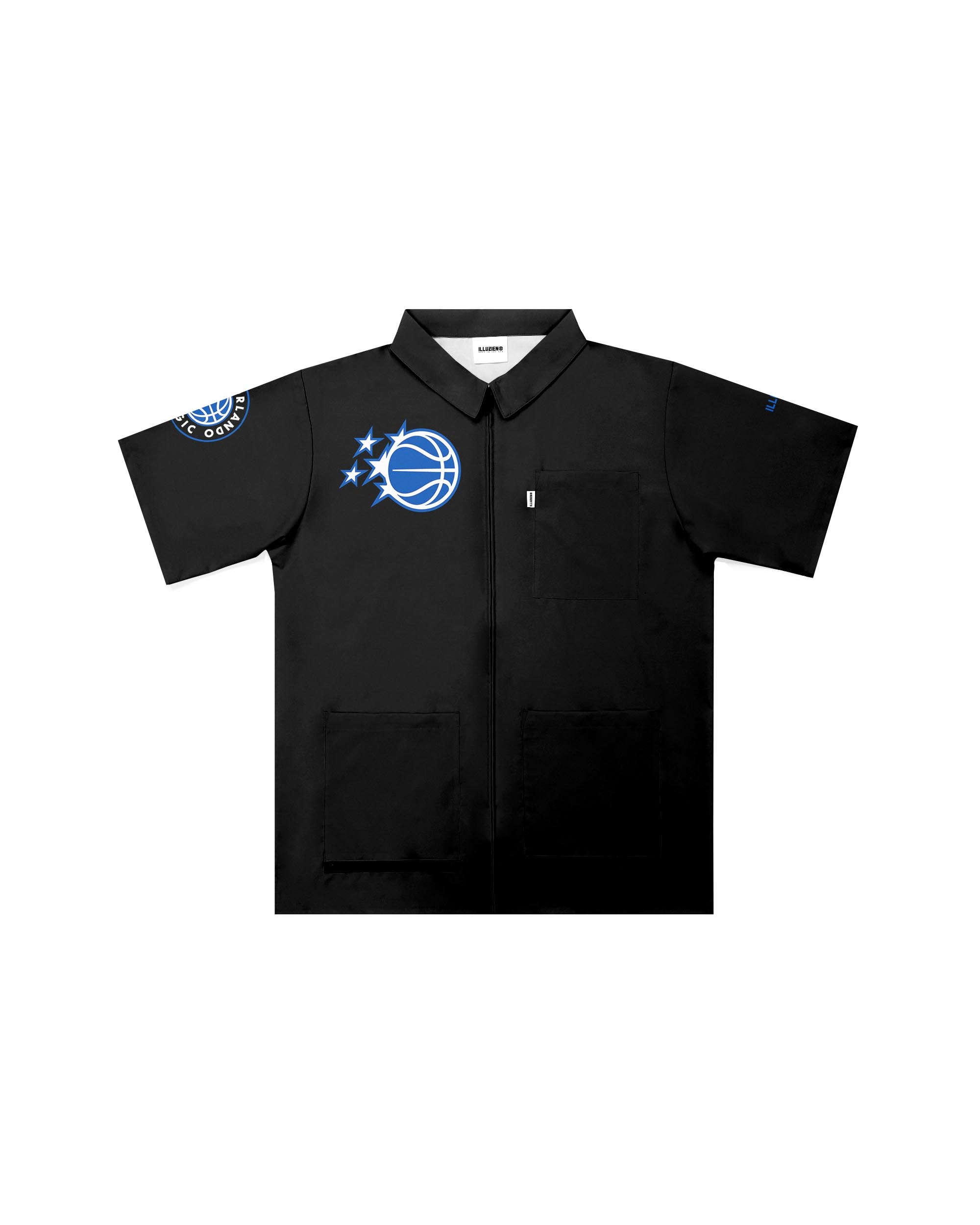 Orlando Magic "Big Logo" Traditional Barber Jacket-thumbmail-2