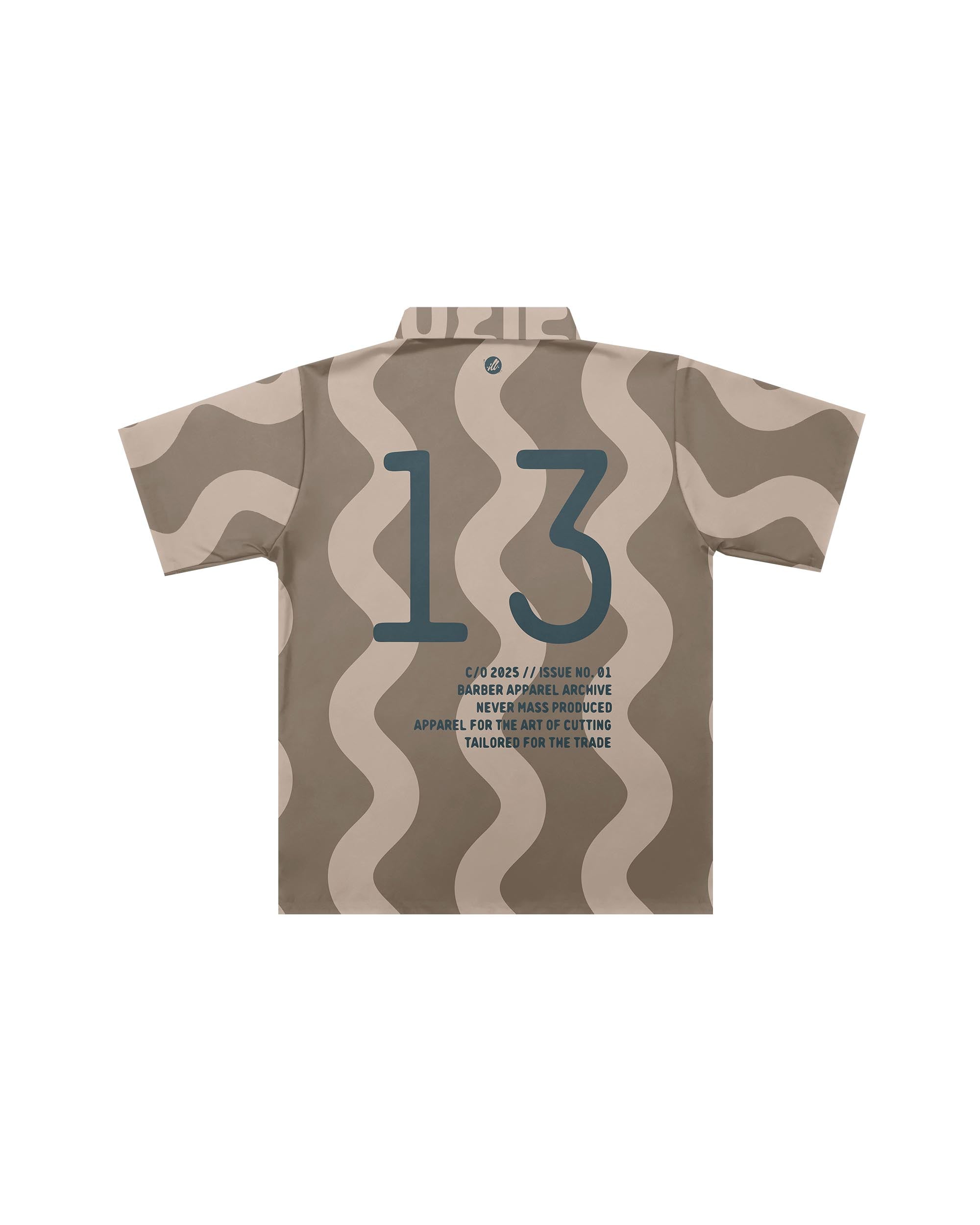 Brown/Sand SQG Traditional Barber Jacket