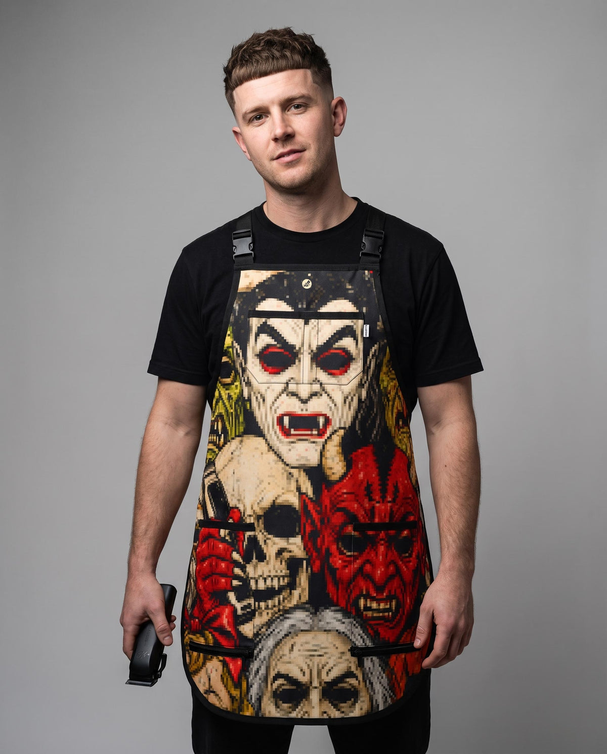 16Bit Horror Masks PRO Apron-thumbmail-1