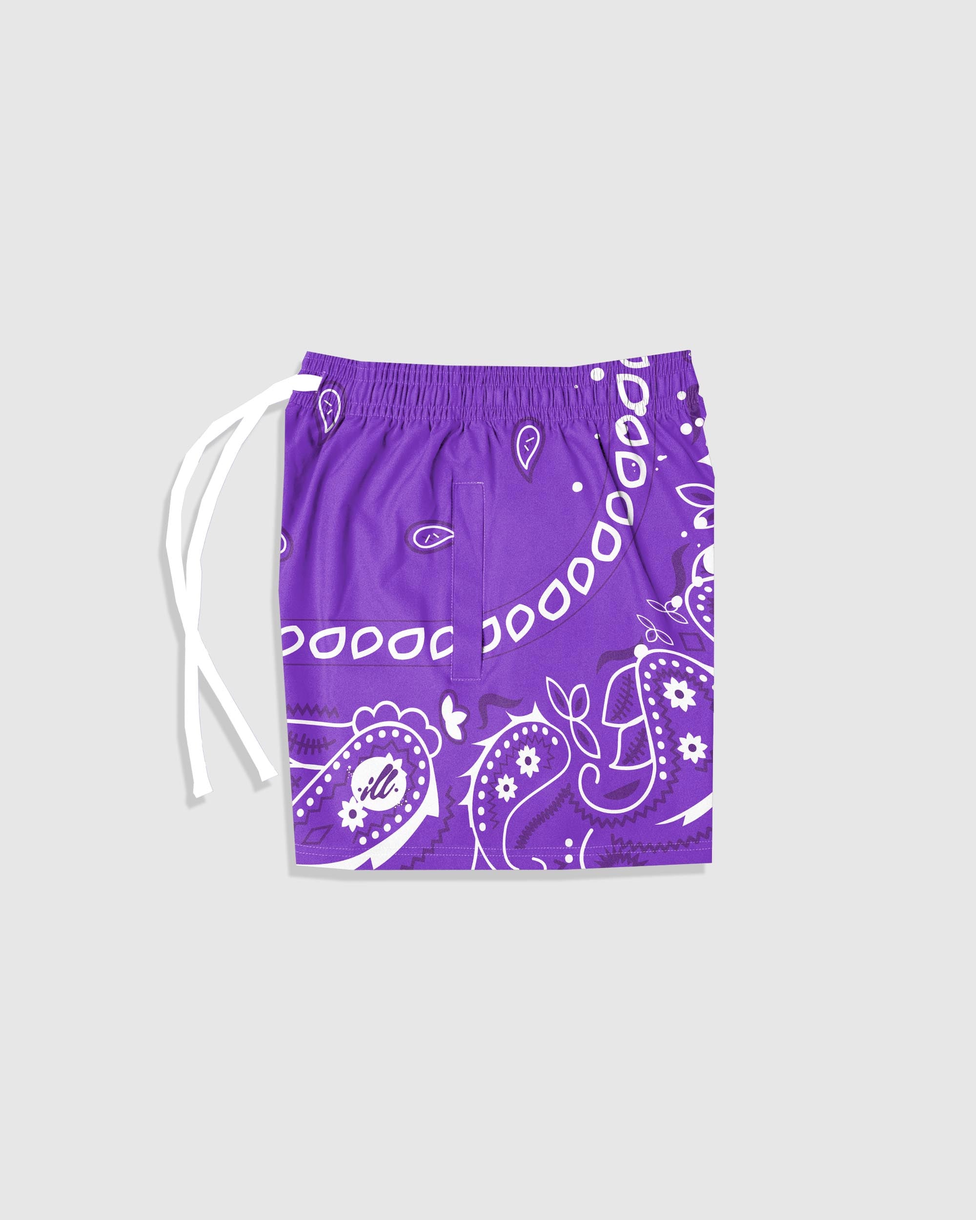 Grape Bandana v2 6 in. Shorts-thumbmail-2