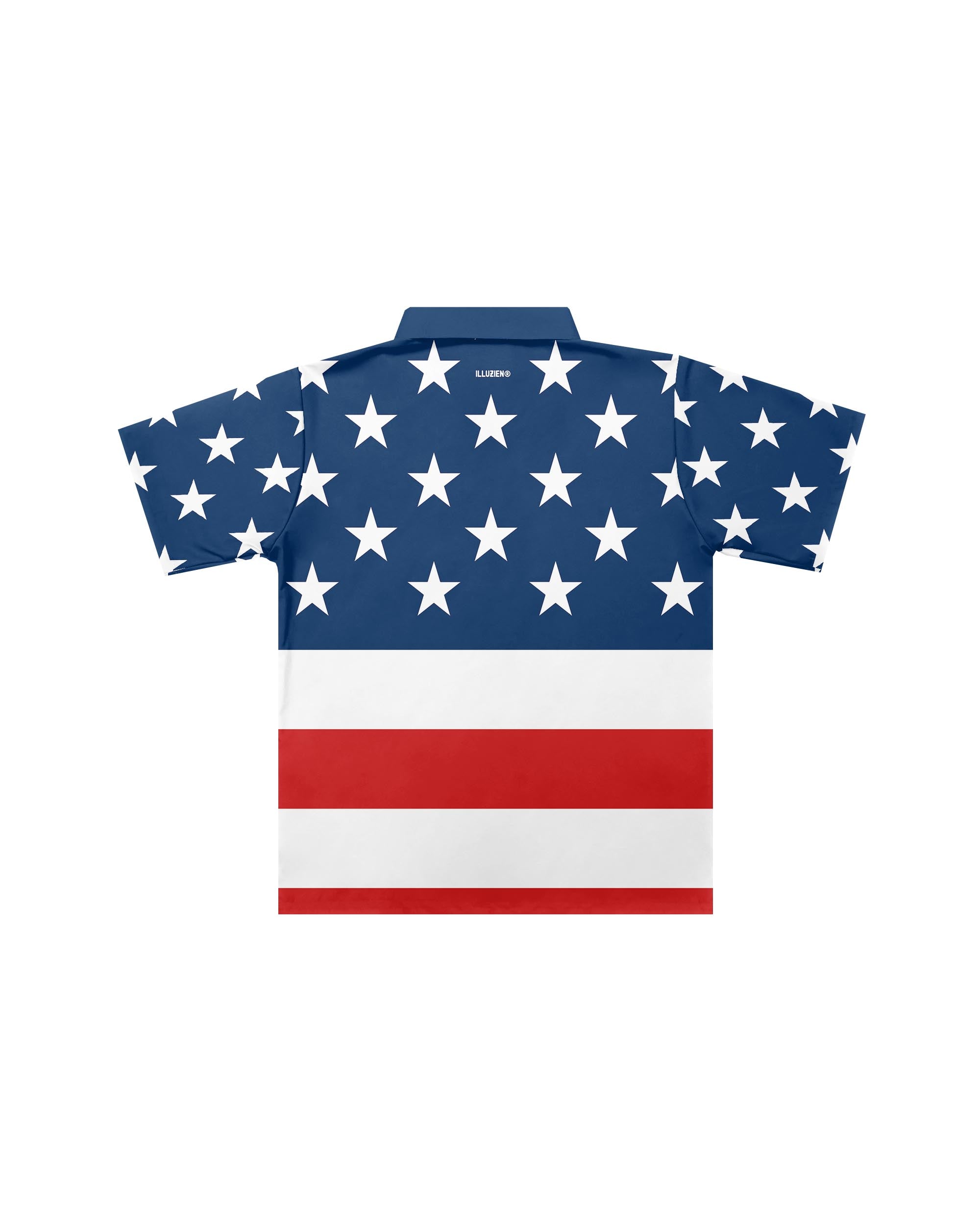 American Flag Traditional Barber Jacket - Illuzien