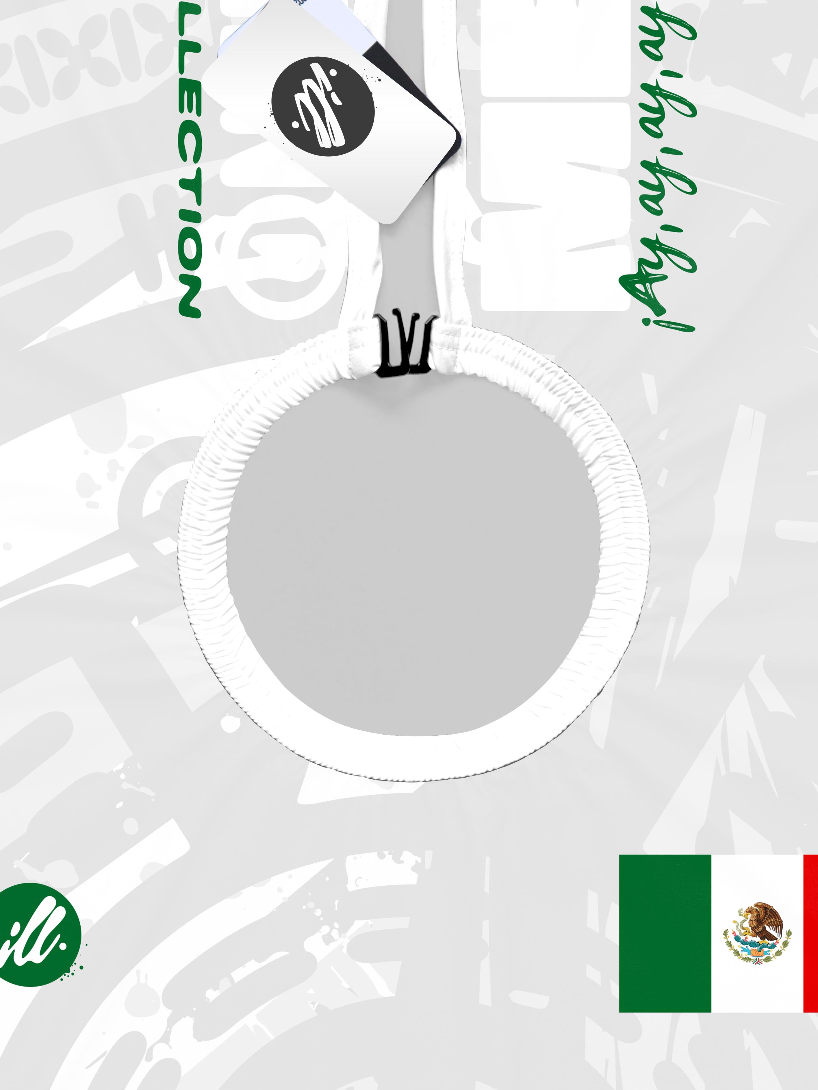 White Mexico Futbol PRO Cape-thumbmail-4