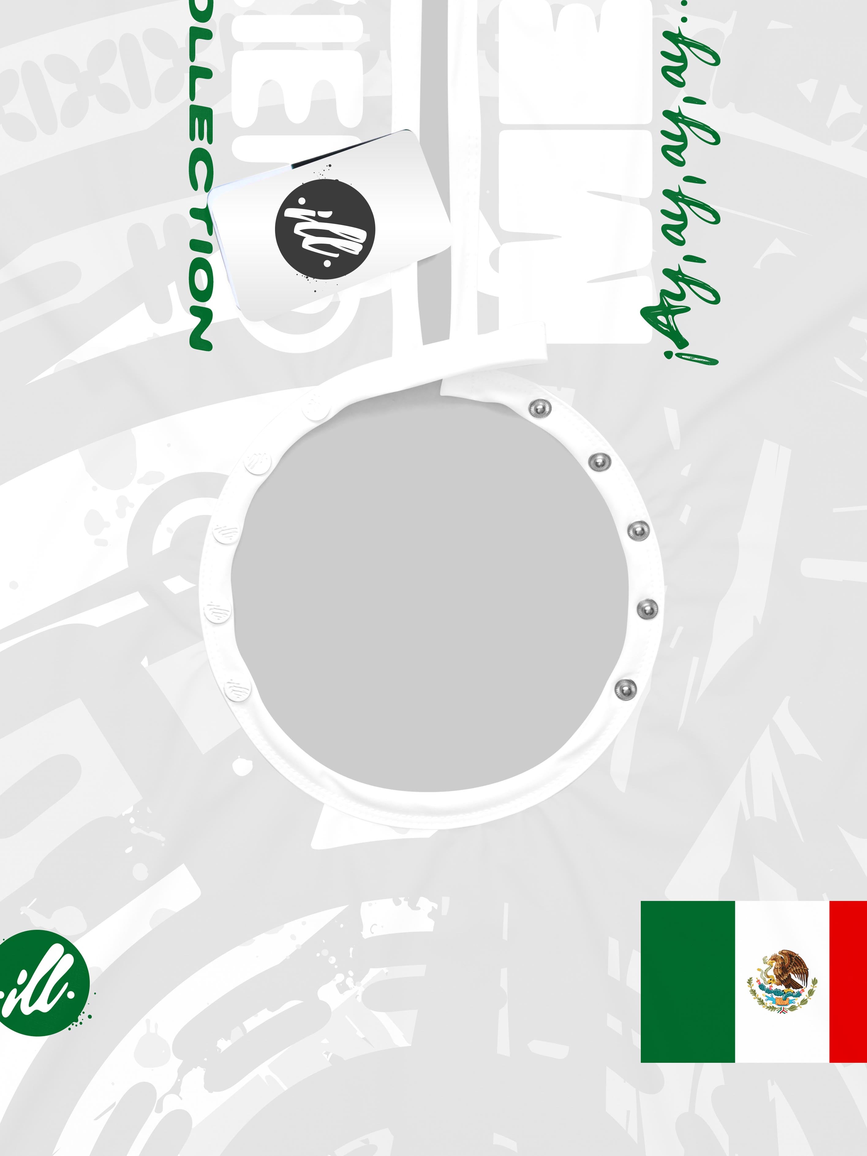 White Mexico Futbol PRO Cape-thumbmail-5