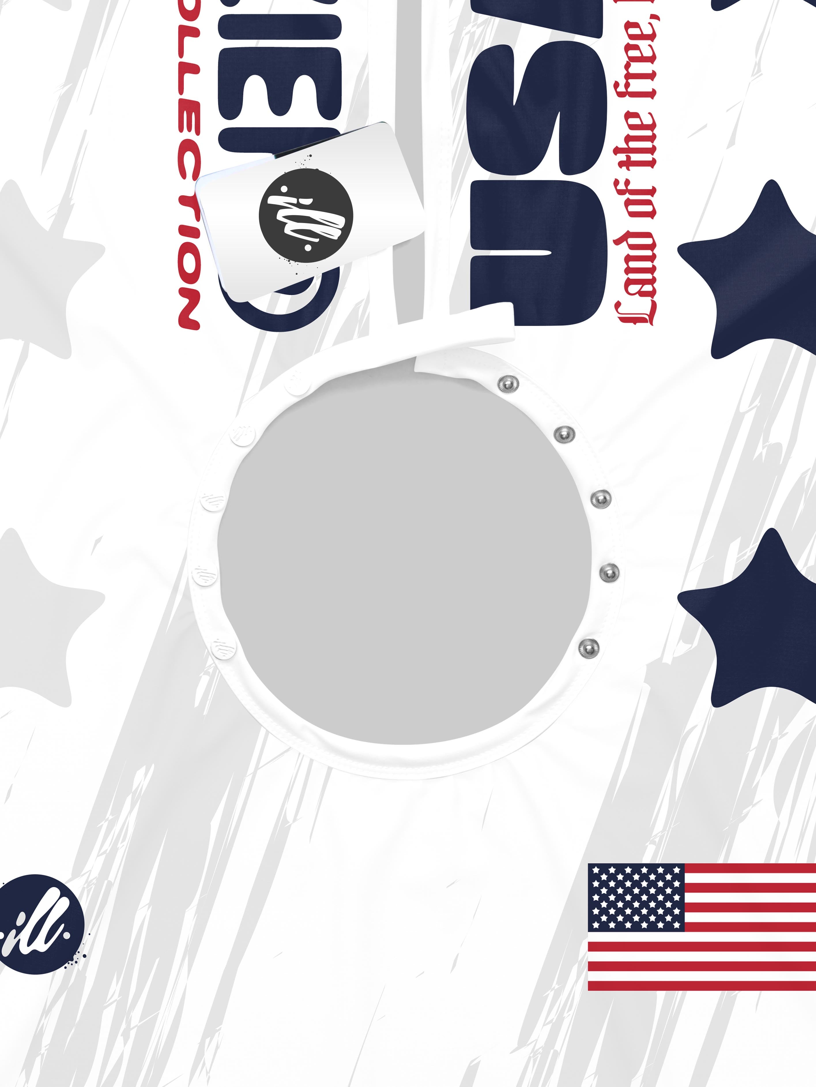 White USA Futbol PRO Cape-thumbmail-5