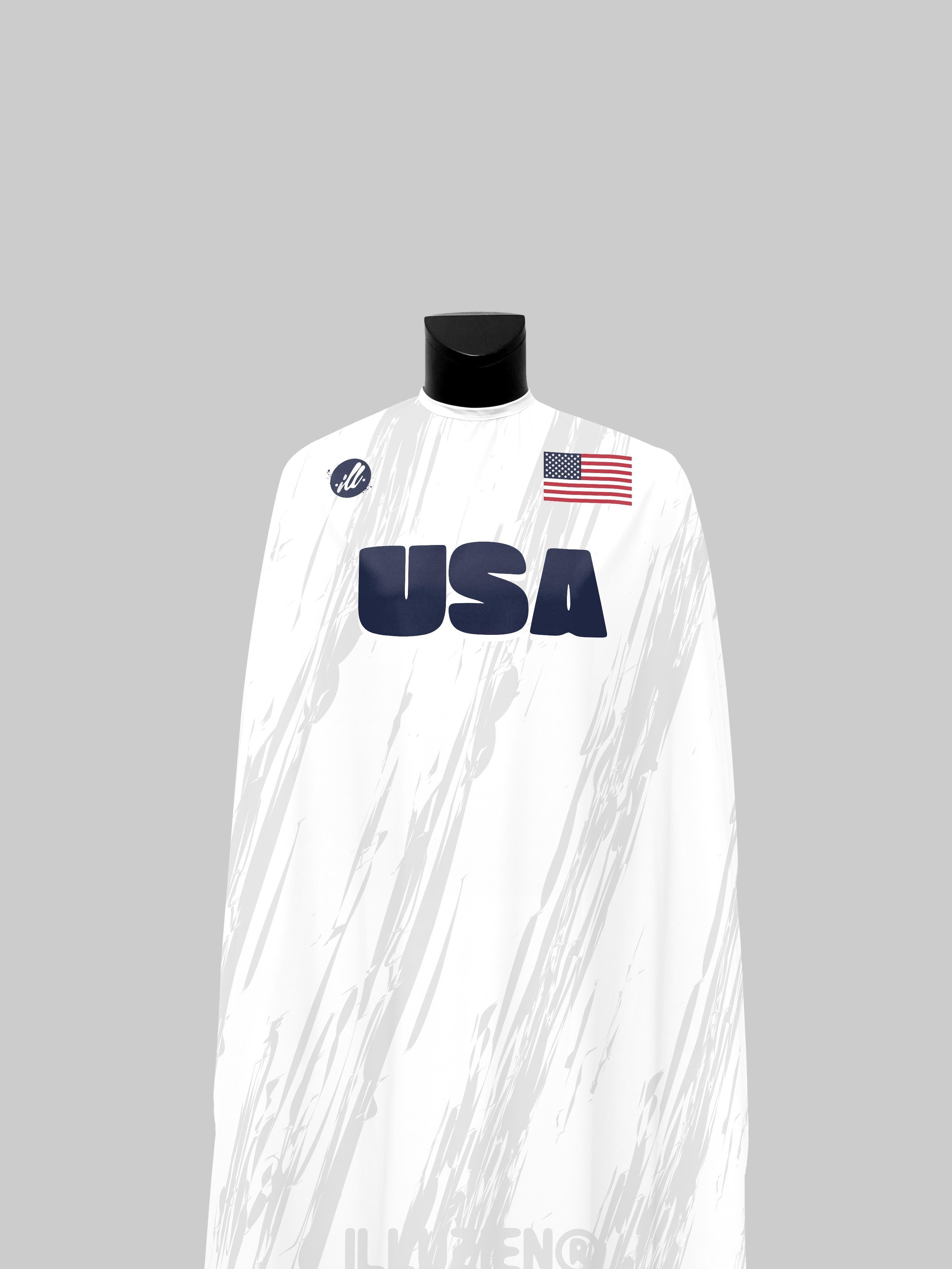 White USA Futbol PRO Cape-thumbmail-2