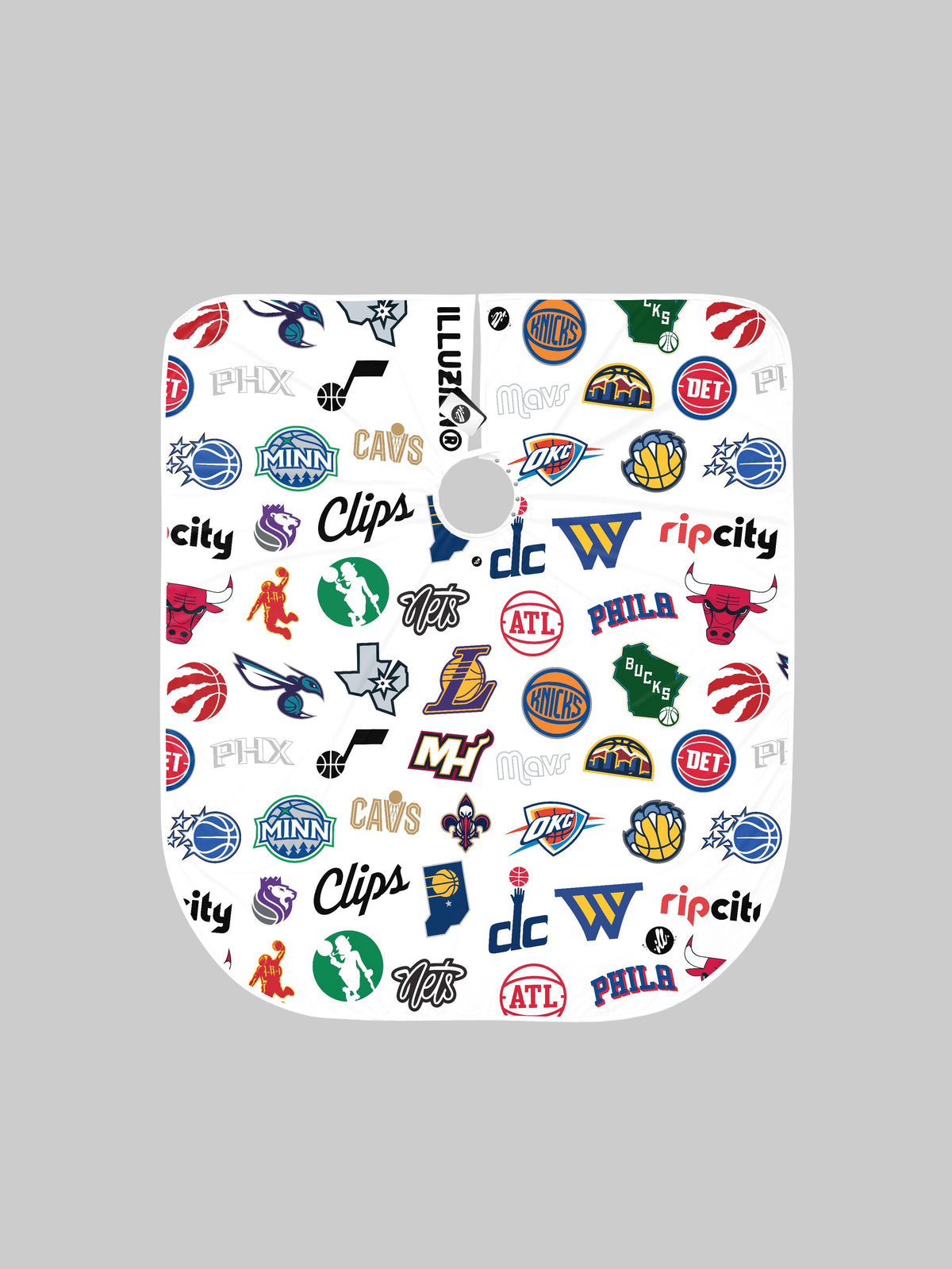 White NBA Secondary Multi-Logo PRO Cape-thumbmail-6