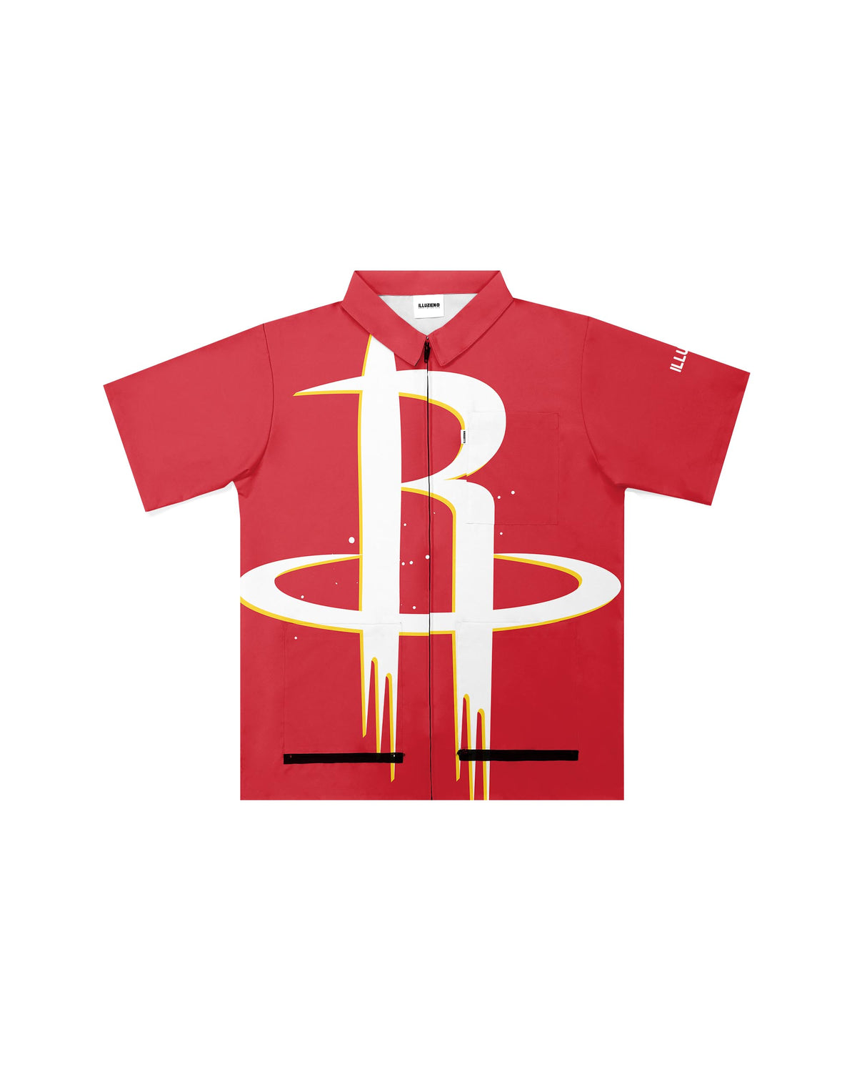 Houston Rockets "LTK"Traditional Barber Jacket - Illuzien  