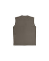 Soot Sleeveless Barber Jacket