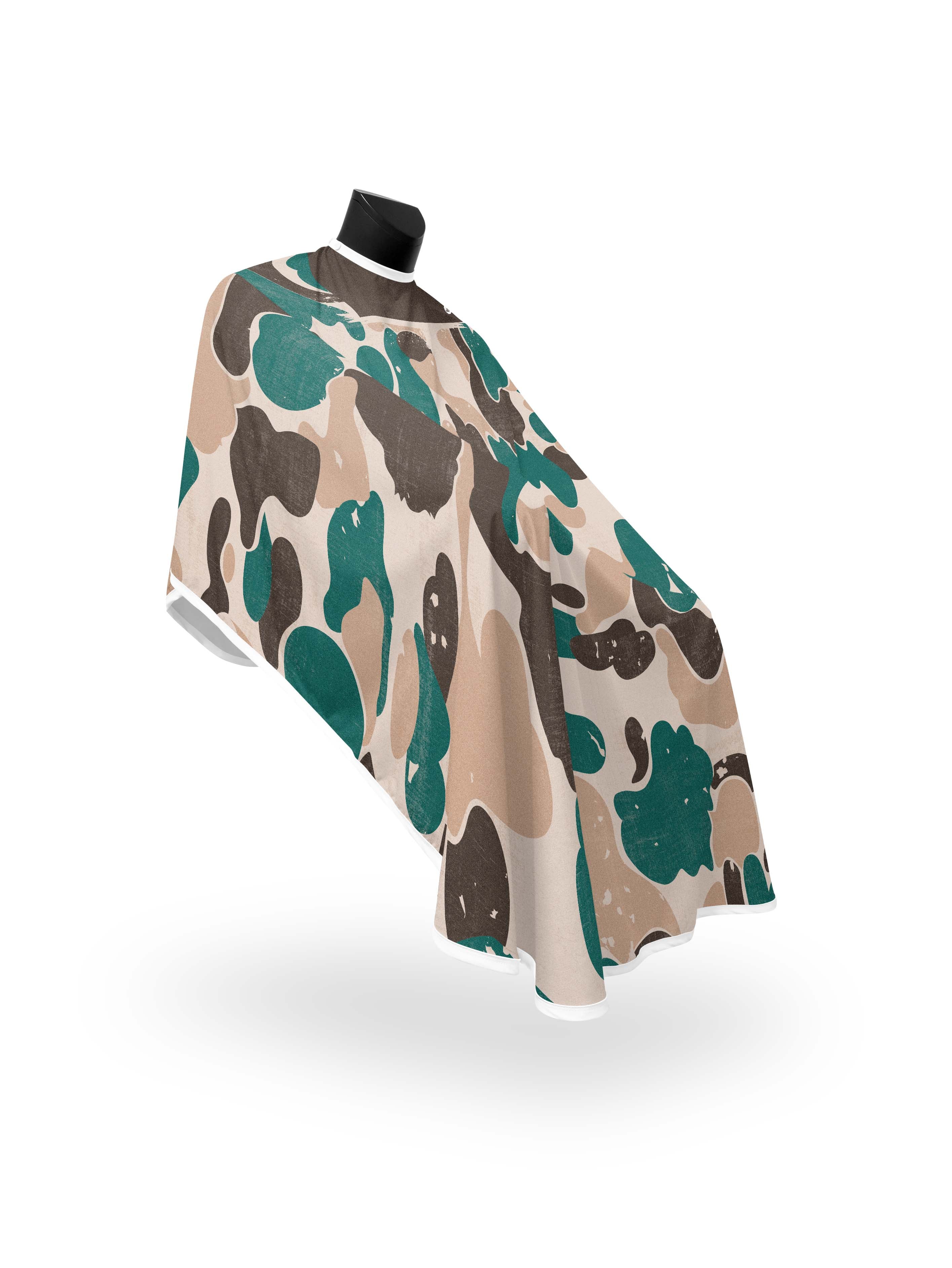 Teal Ash Distressed Camo PRO Cape-thumbmail-4