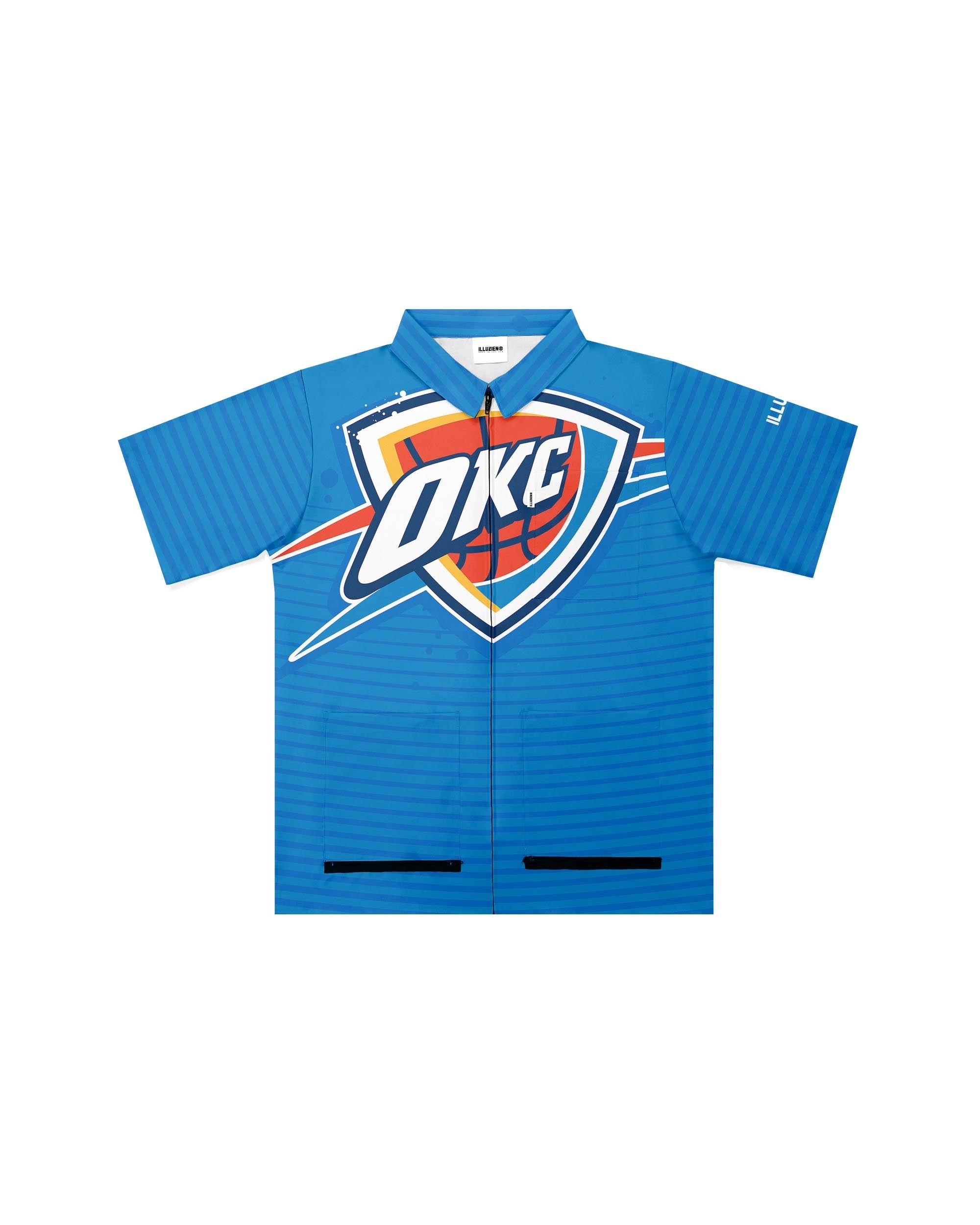 Oklahoma City Thunder "LTK"Traditional Barber Jacket - Illuzien  