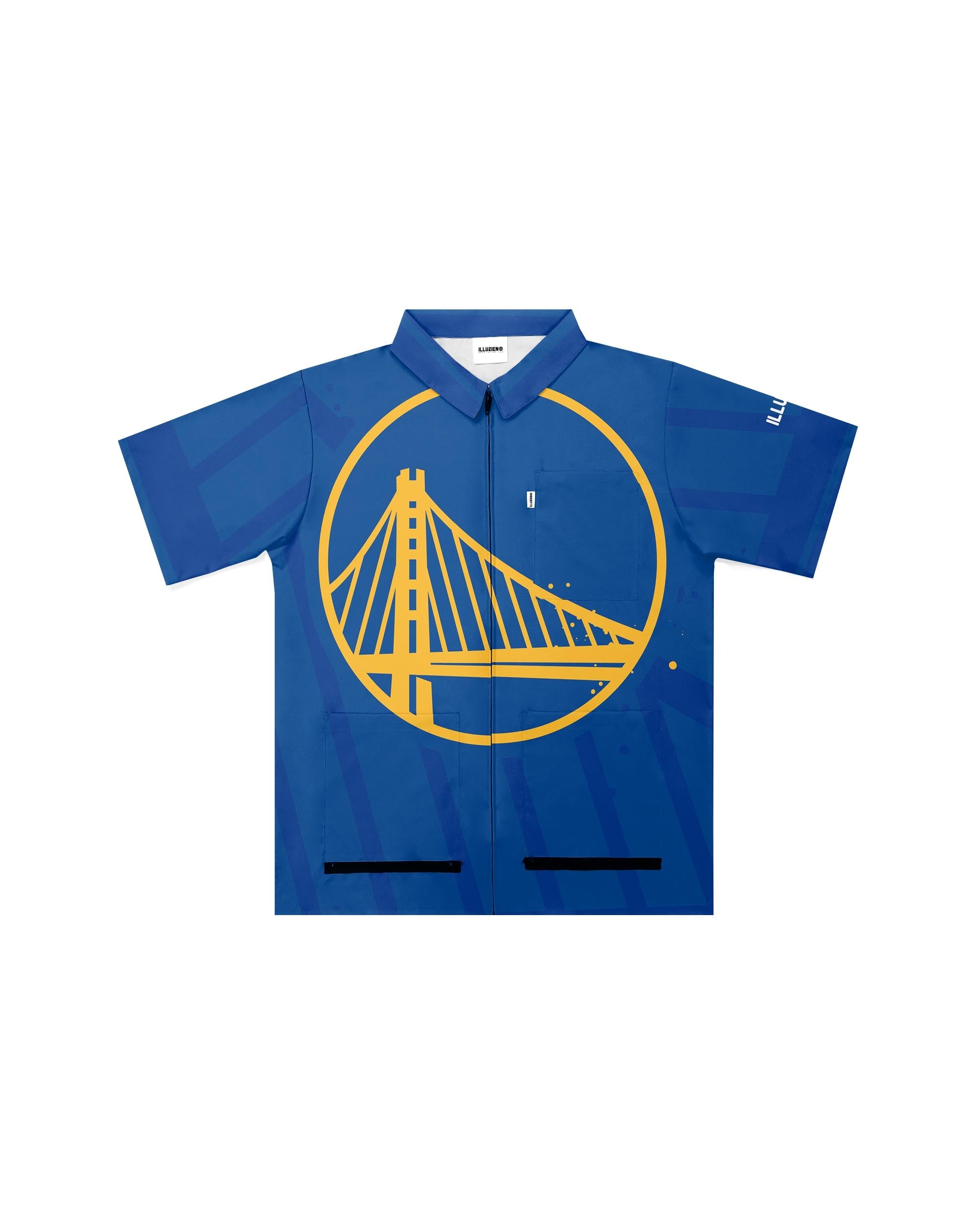 Golden State Warriors "LTK"Traditional Barber Jacket - Illuzien  
