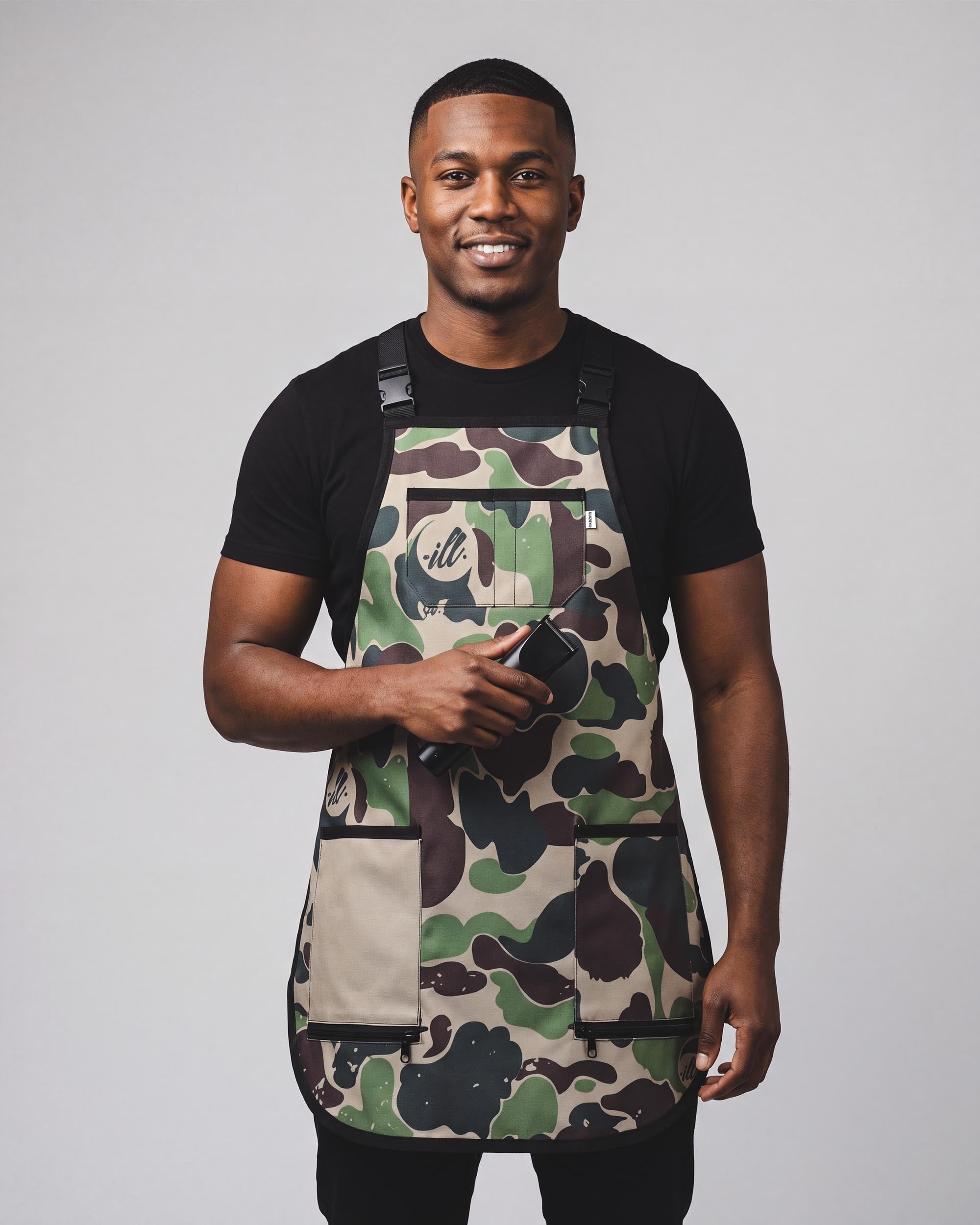 Dark Olive Green Camo PRO Apron