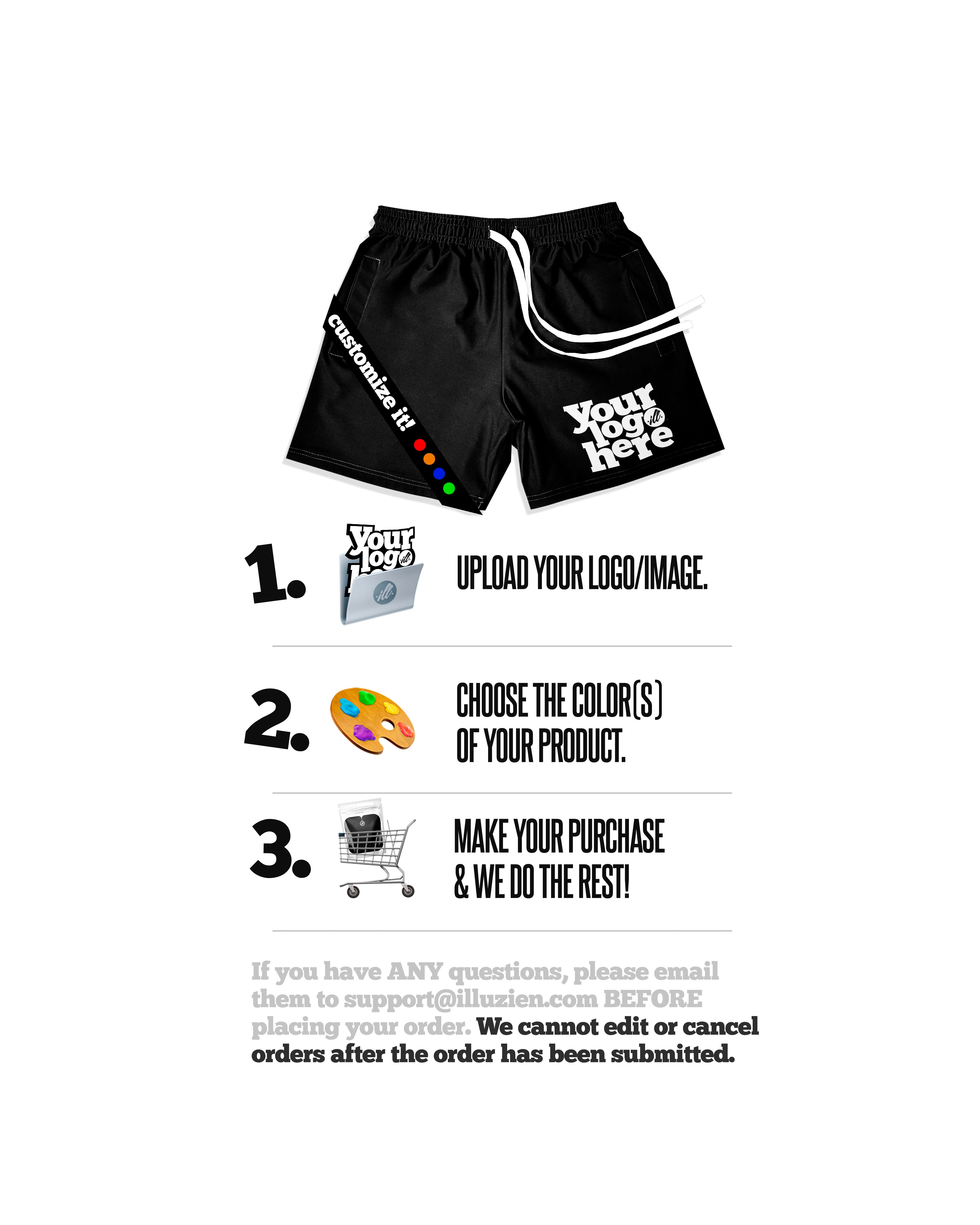 CUSTOM Solid Color Shorts-thumbmail-2