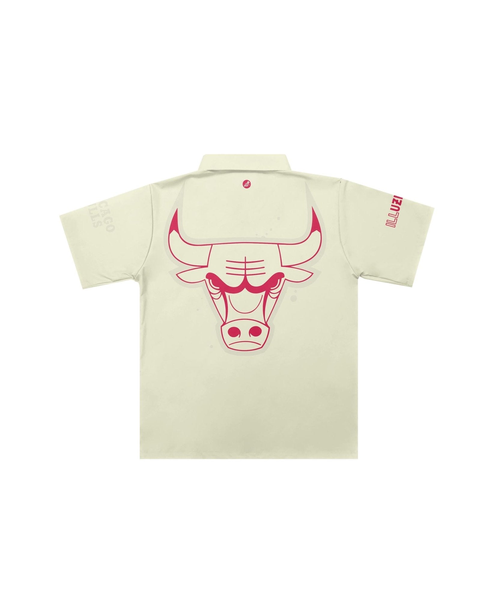 Chicago Bulls Tonal Cream Traditional Barber Jacket - Illuzien