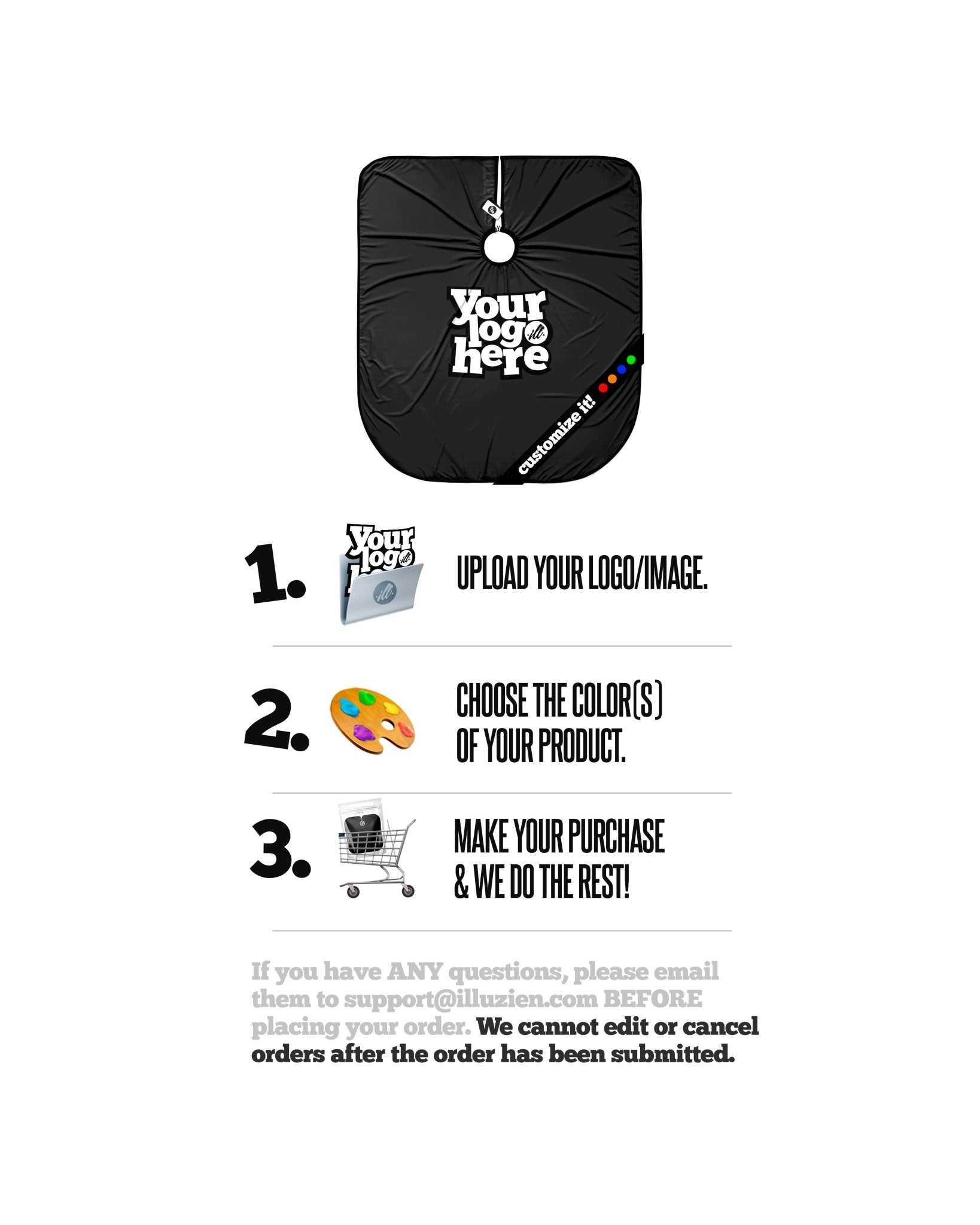 Custom Solid Color PRO Cape - Illuzien