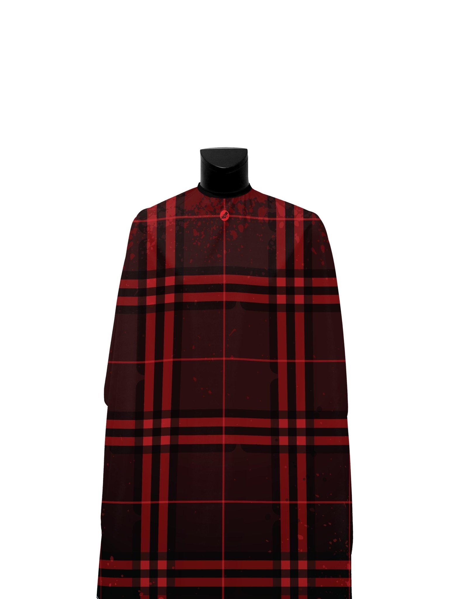 Dark Red Plaid PRO Cape - Illuzien