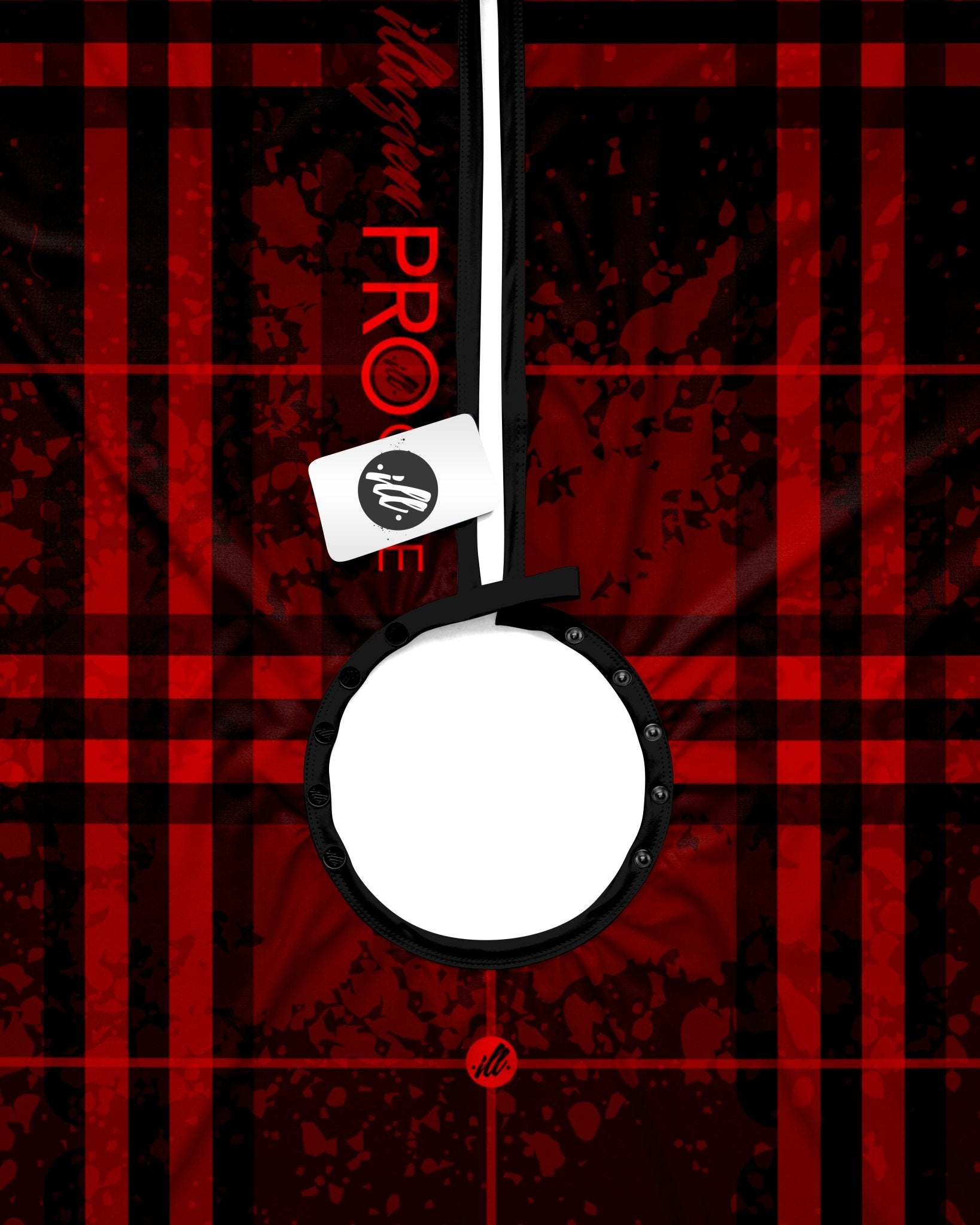 Dark Red Plaid PRO Cape - Illuzien