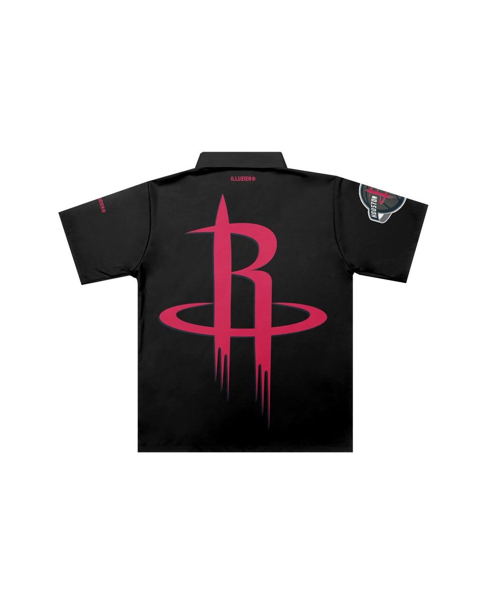 Houston Rockets "Big Logo" Traditional Barber Jacket - Illuzien