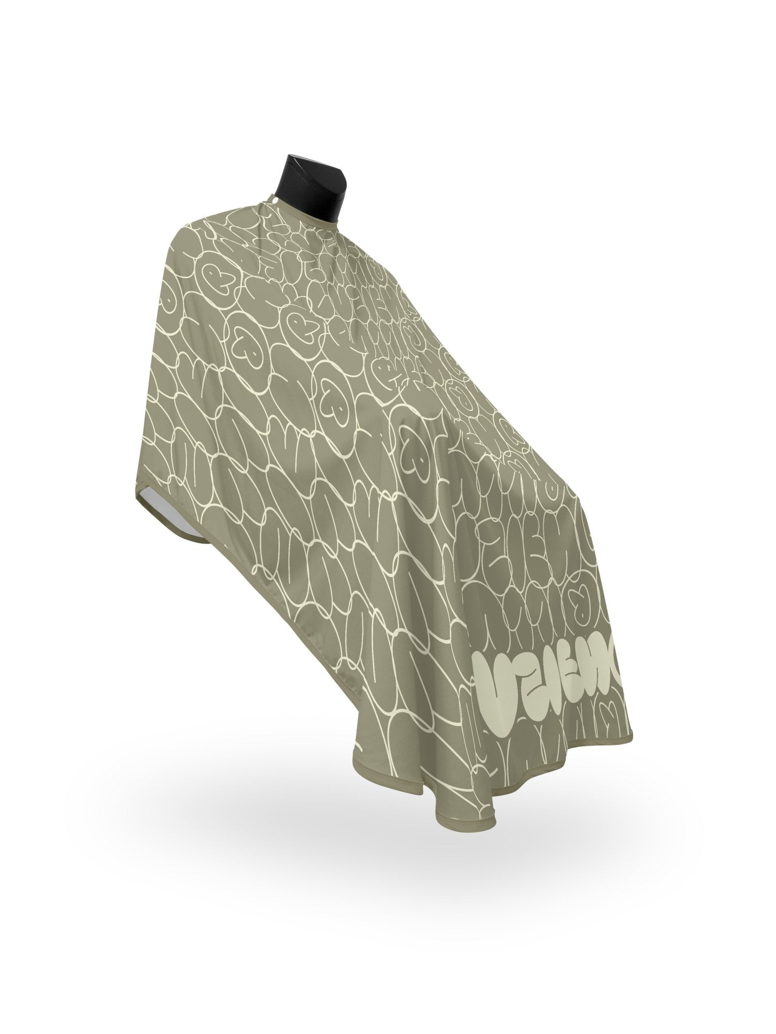 Light Olive Bubble Graffiti PRO Cape - Illuzien