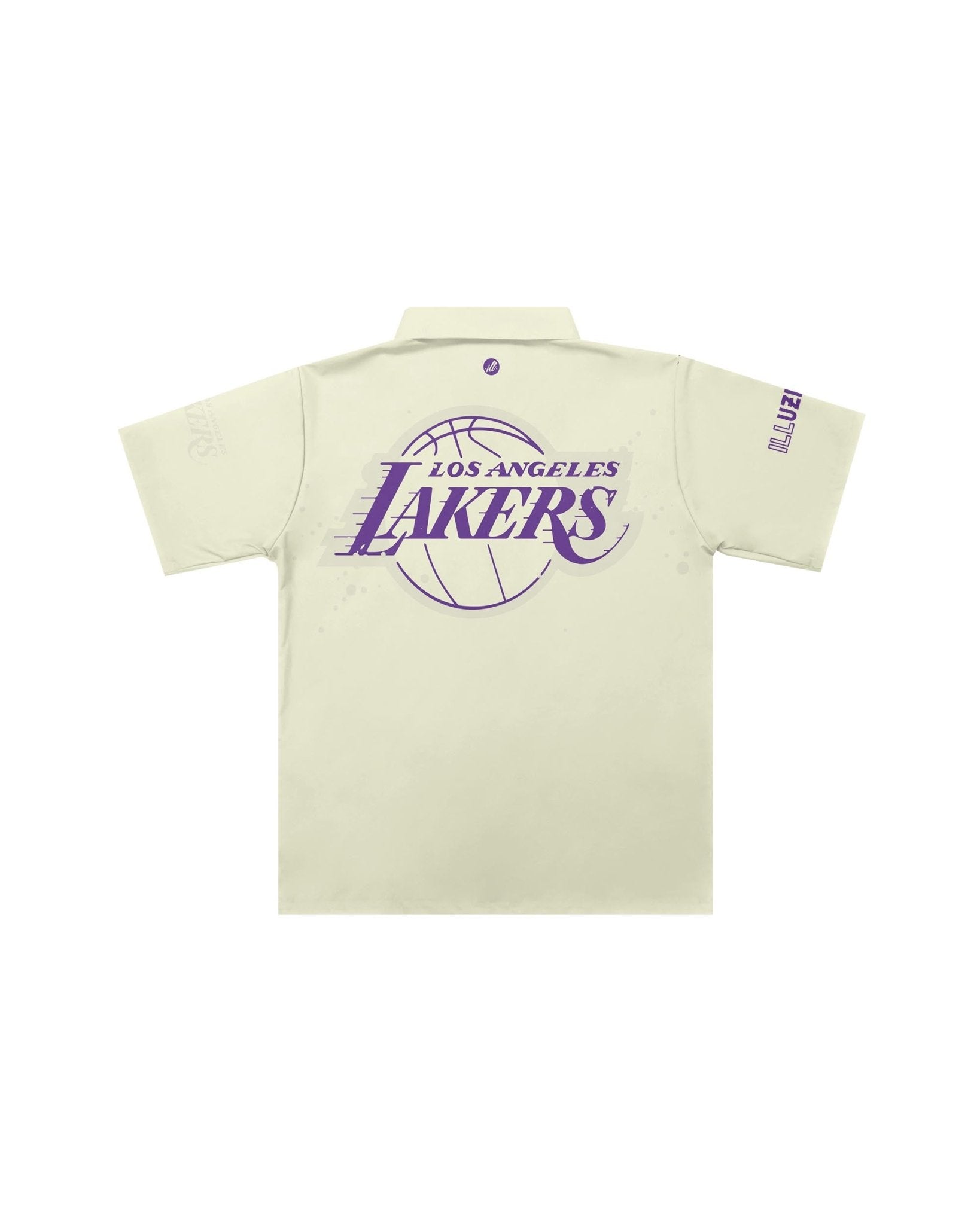 Los Angeles Lakers Tonal Cream Traditional Barber Jacket - Illuzien