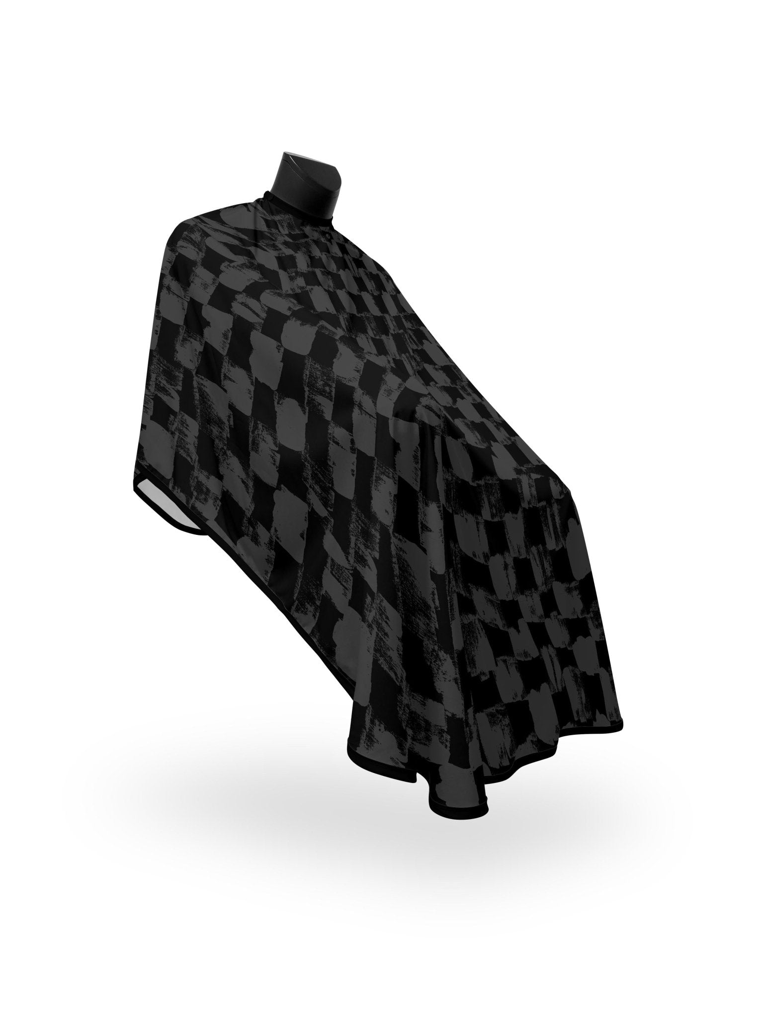 Matte Black Painted Checks PRO Cape - Illuzien