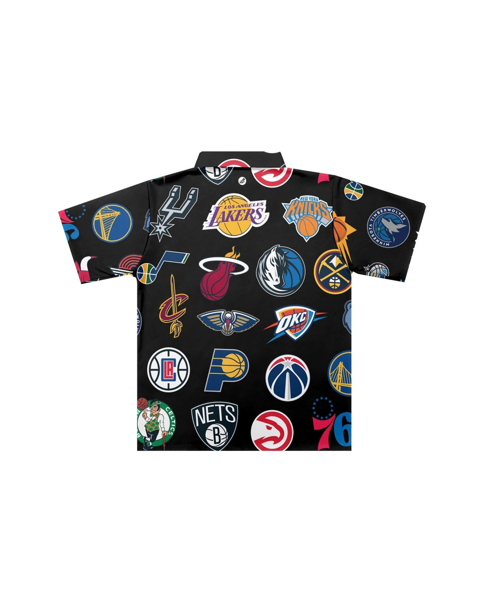 Multi-Logo NBA Traditional Barber Jacket - Illuzien