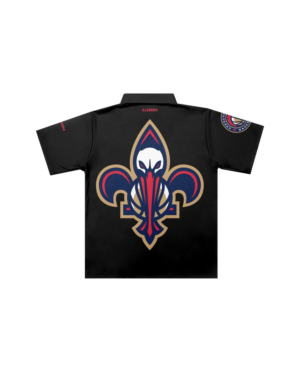 New Orleans Pelicans "Big Logo" Traditional Barber Jacket - Illuzien